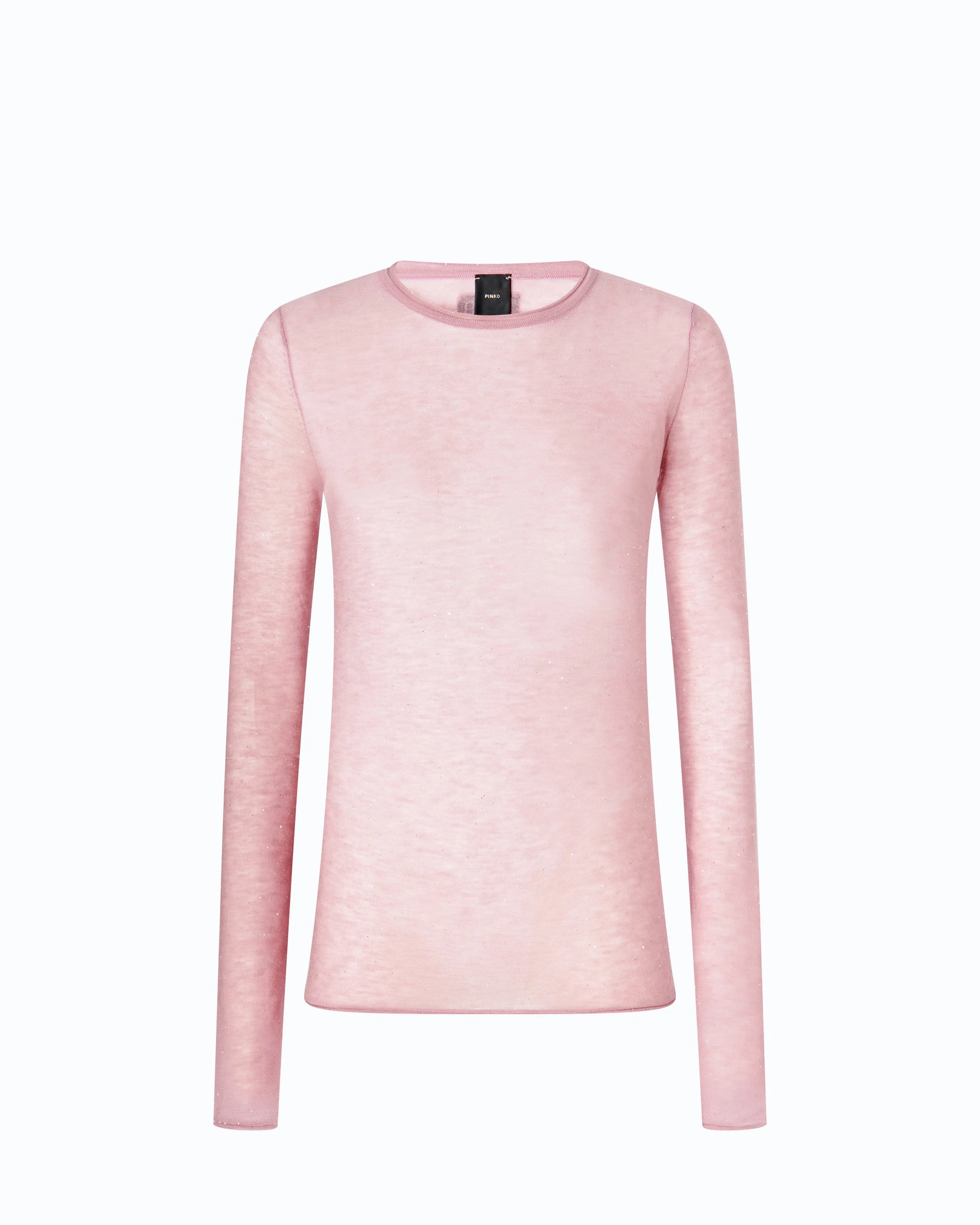 CREW-NECK SWEATER WITH SEQUINS - 1
