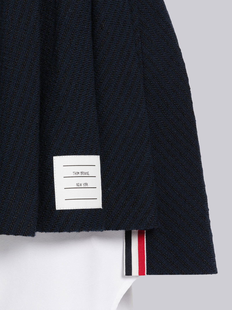 University Stripe Pleated Mini Skirt 5