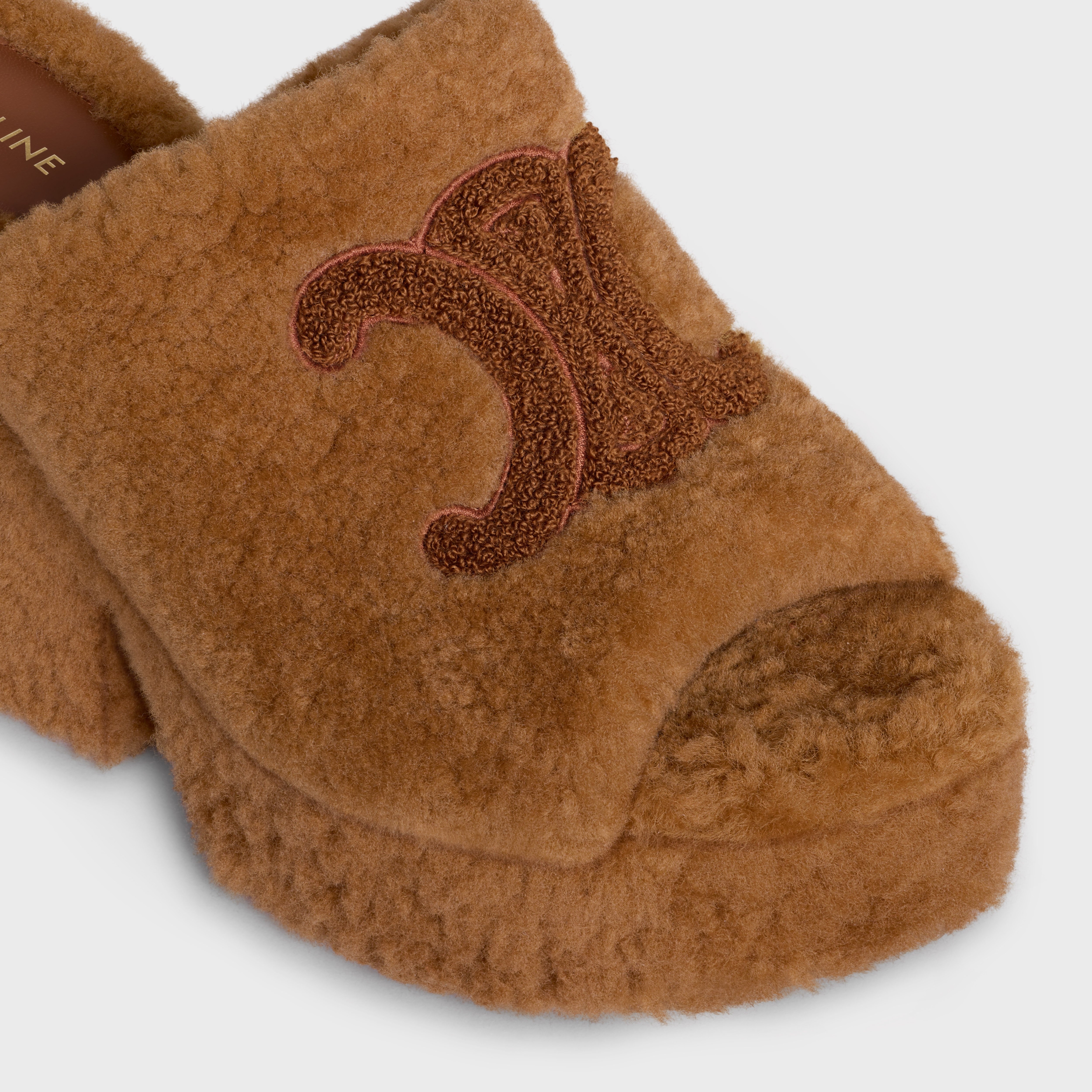CELINE ELENA MULE in SHEARLING - 4