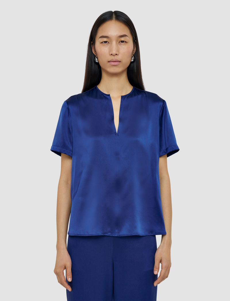 JOSEPH Gala Silk Satin Blouse outlook