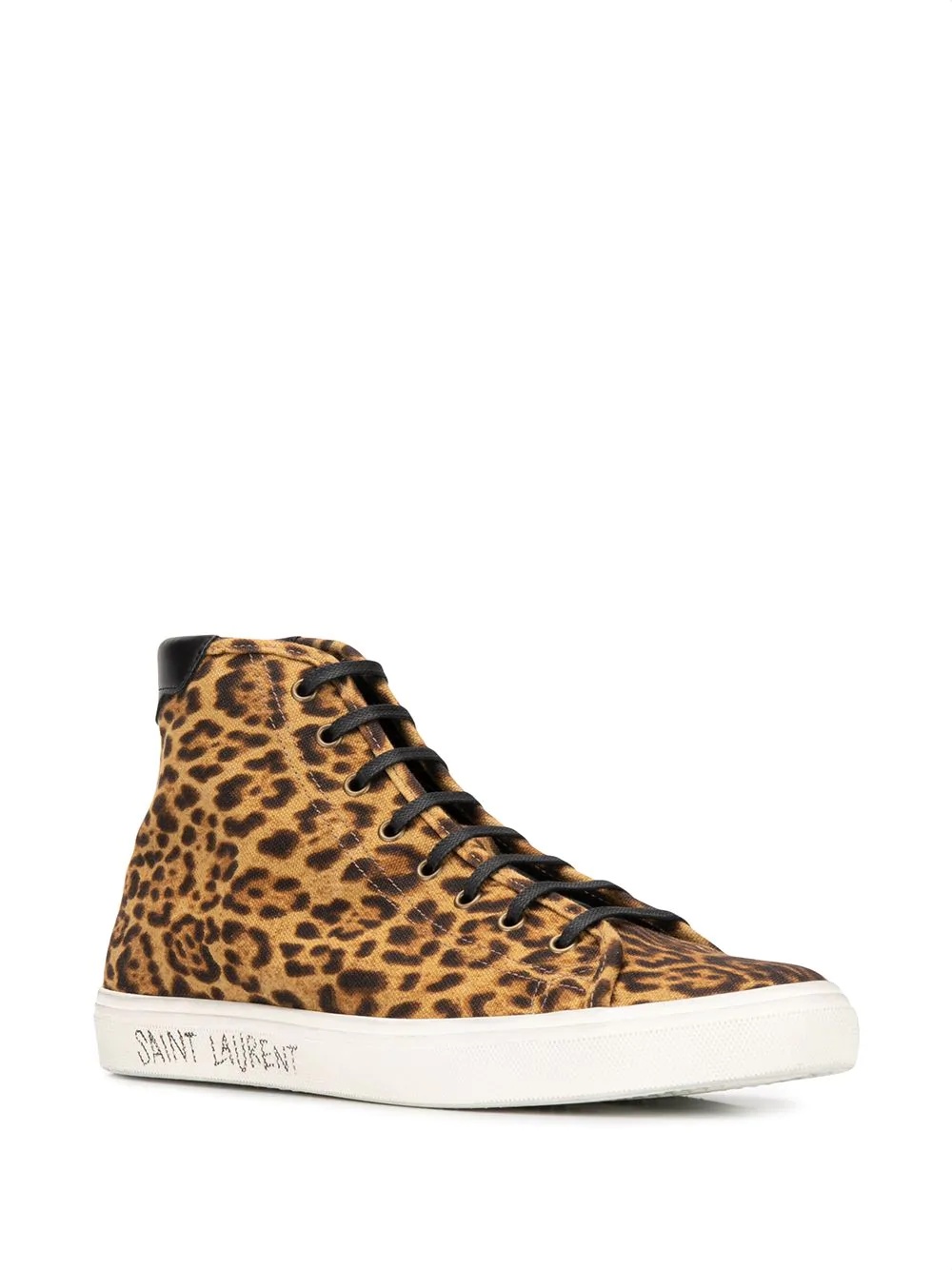 Malibu leopard print high-top sneakers - 2