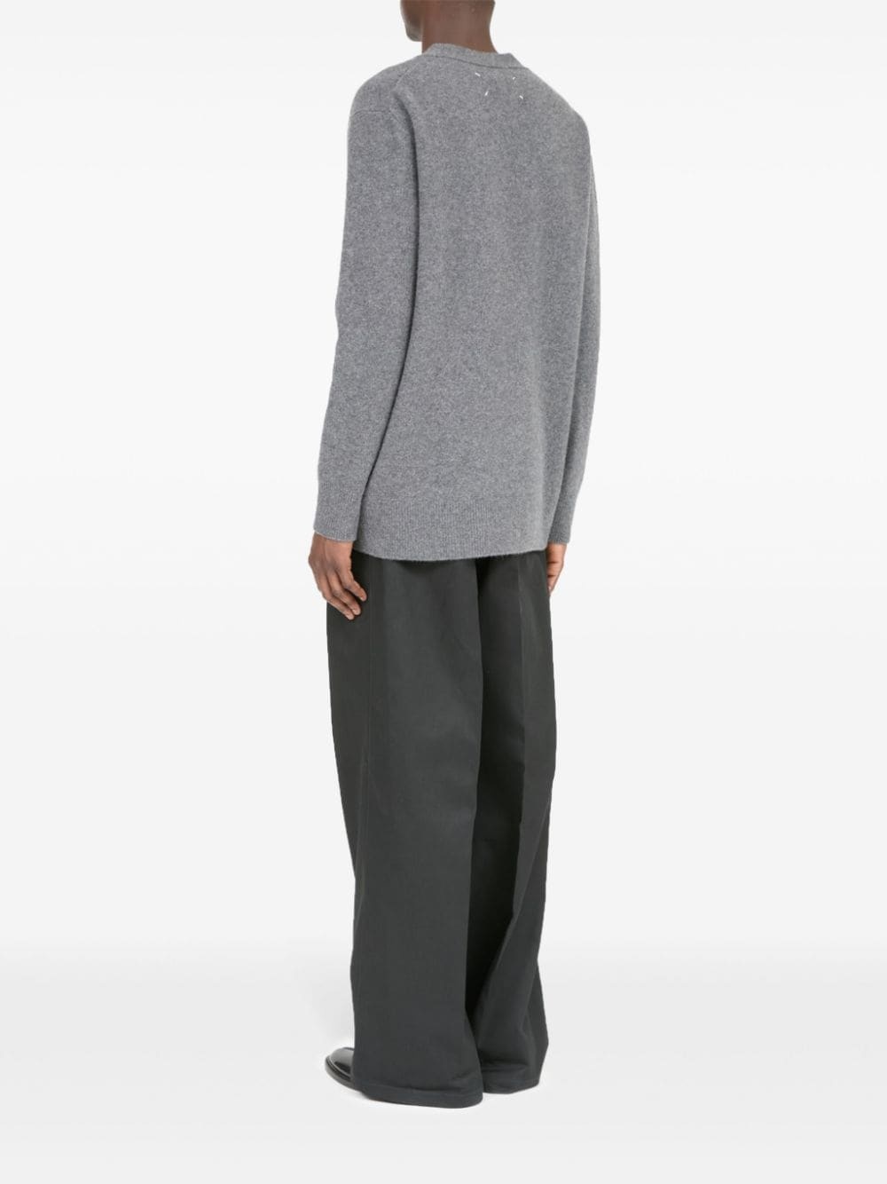 V-neck wool cardigan - 5