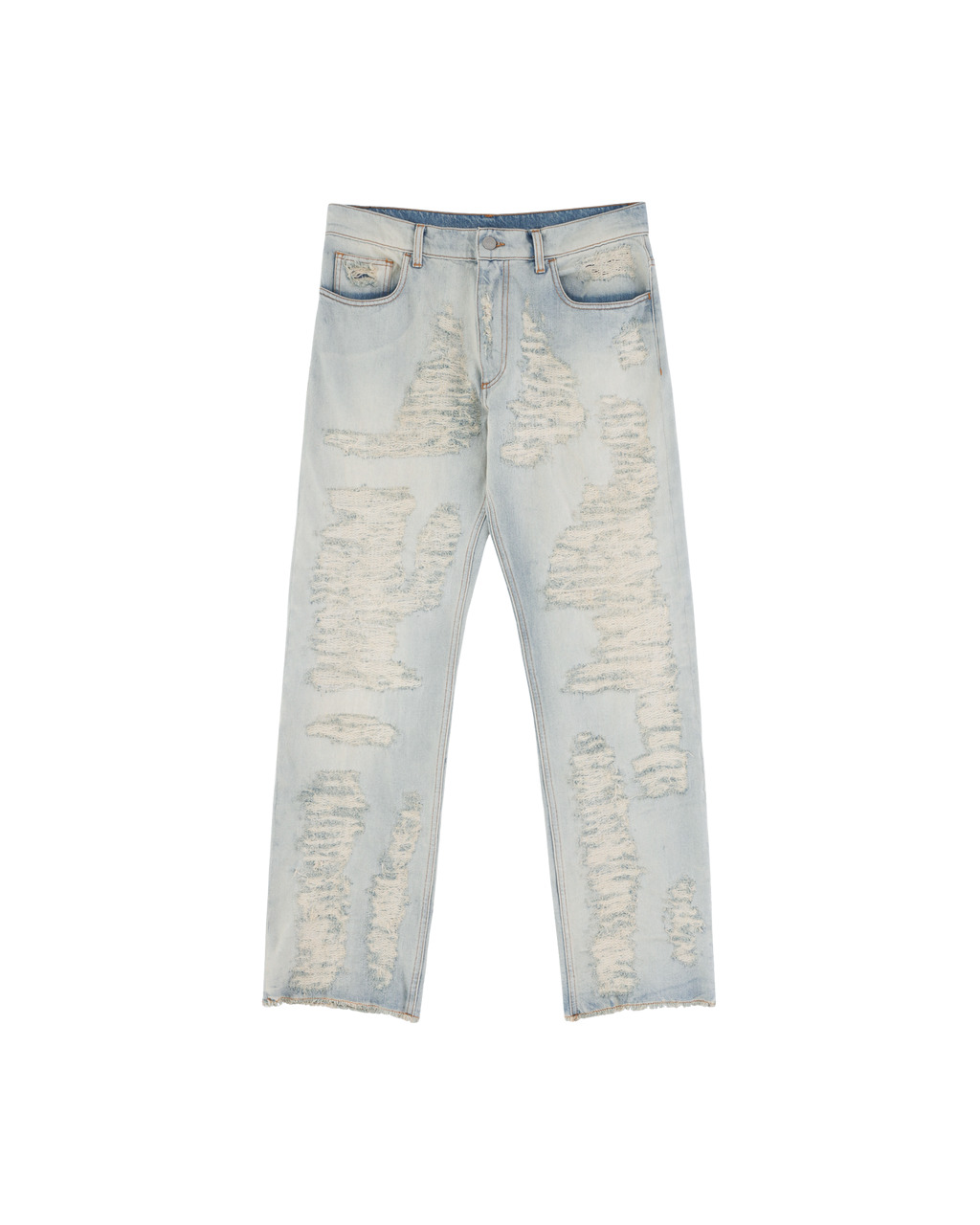 DESTROYED EMBROIDERY JEAN - 1