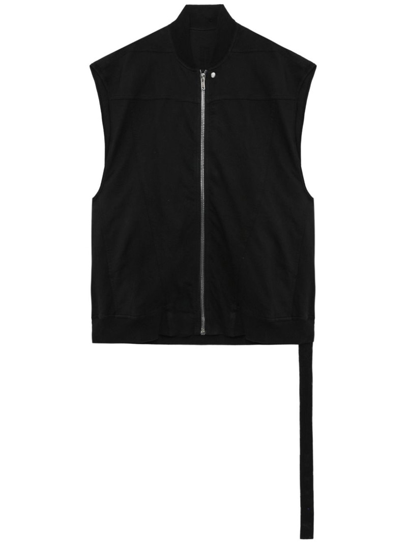 zip-up cotton vest 1