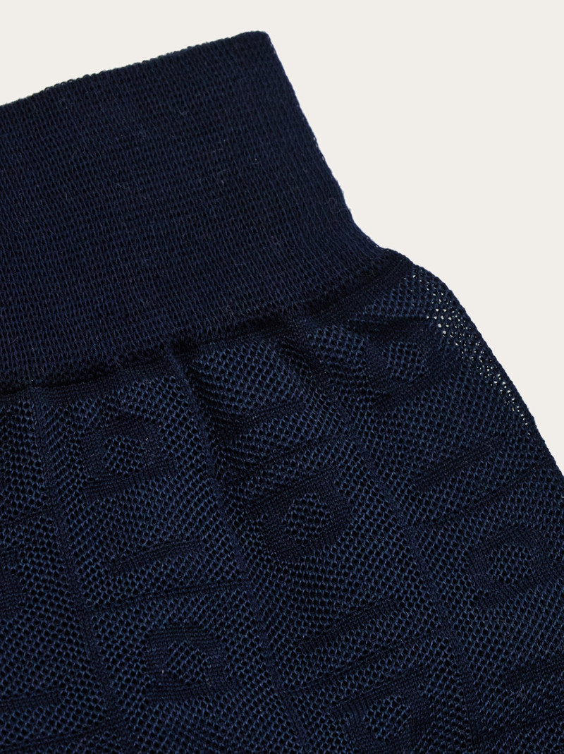 FERRAGAMO Ferragamo Monogram ankle socks outlook