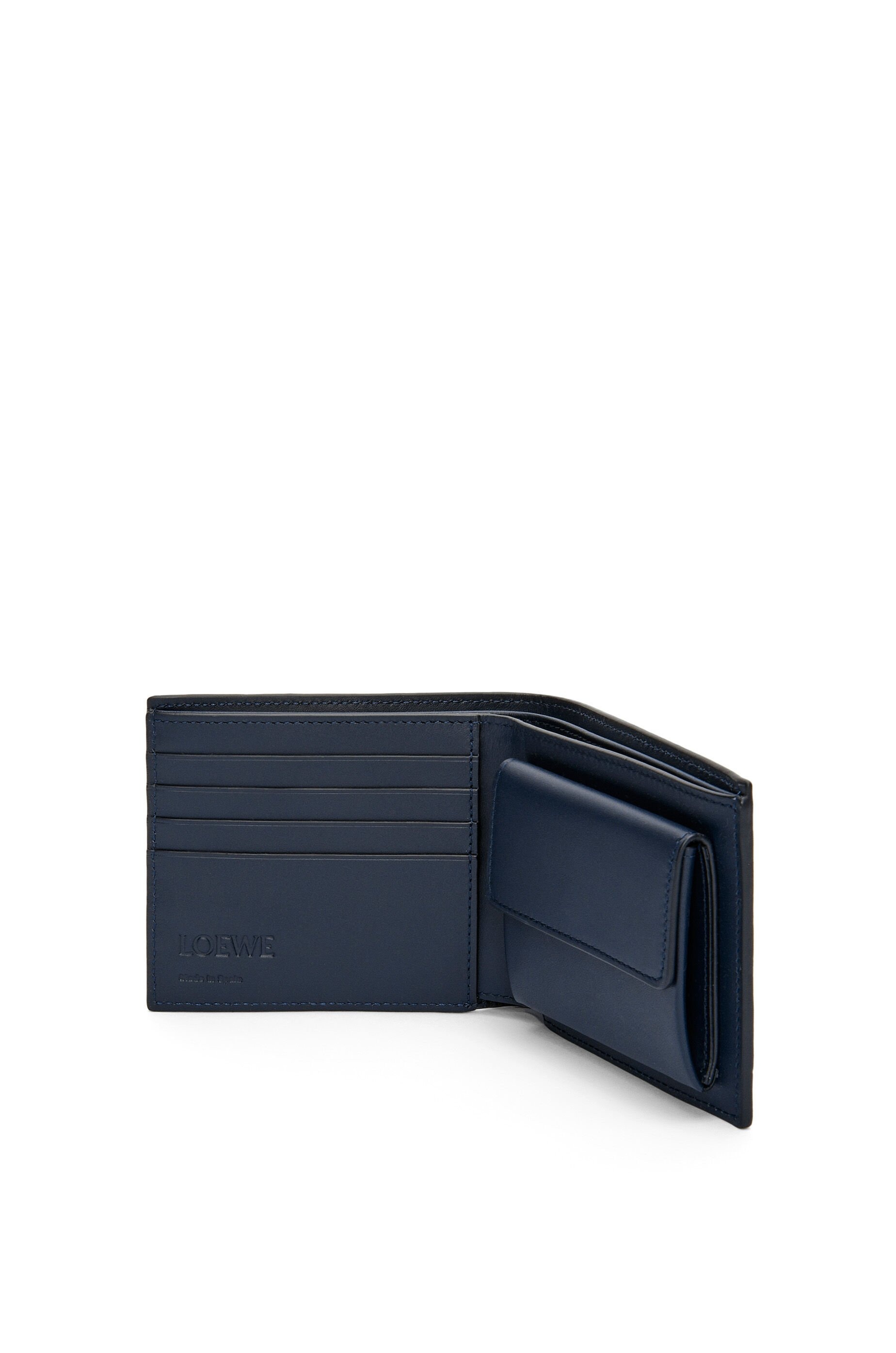 Bifold coin wallet in silk calfskin - 3