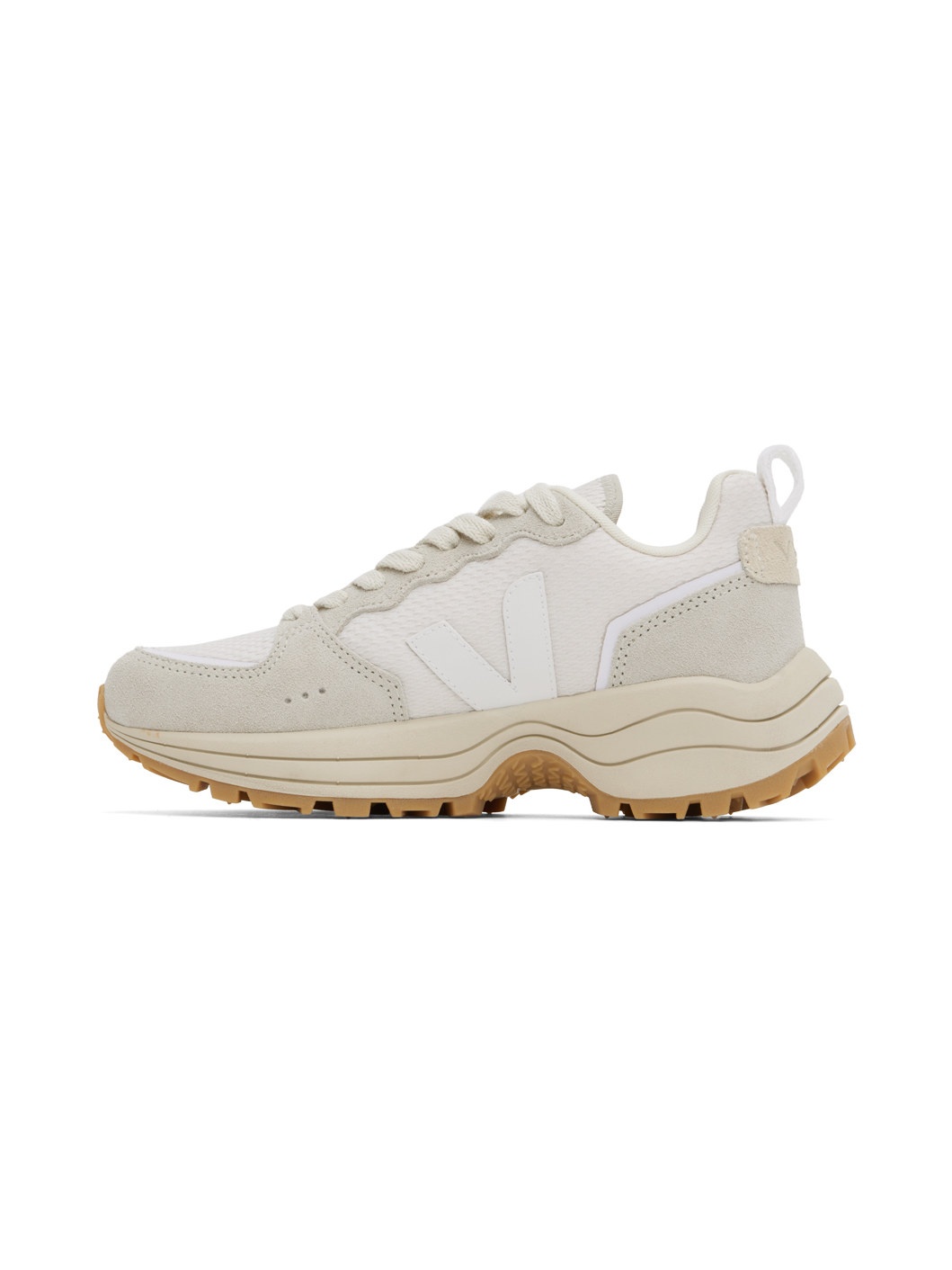 White & Gray Venturi Sneakers - 3