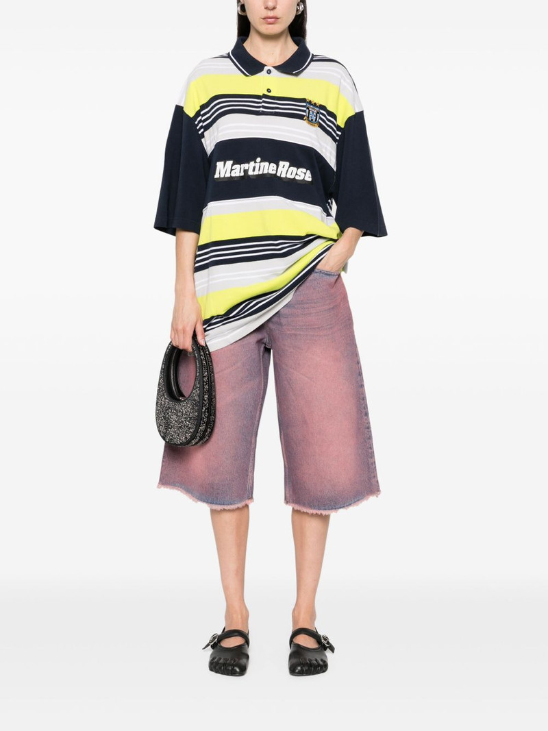 Martine Rose panelled polo shirt outlook