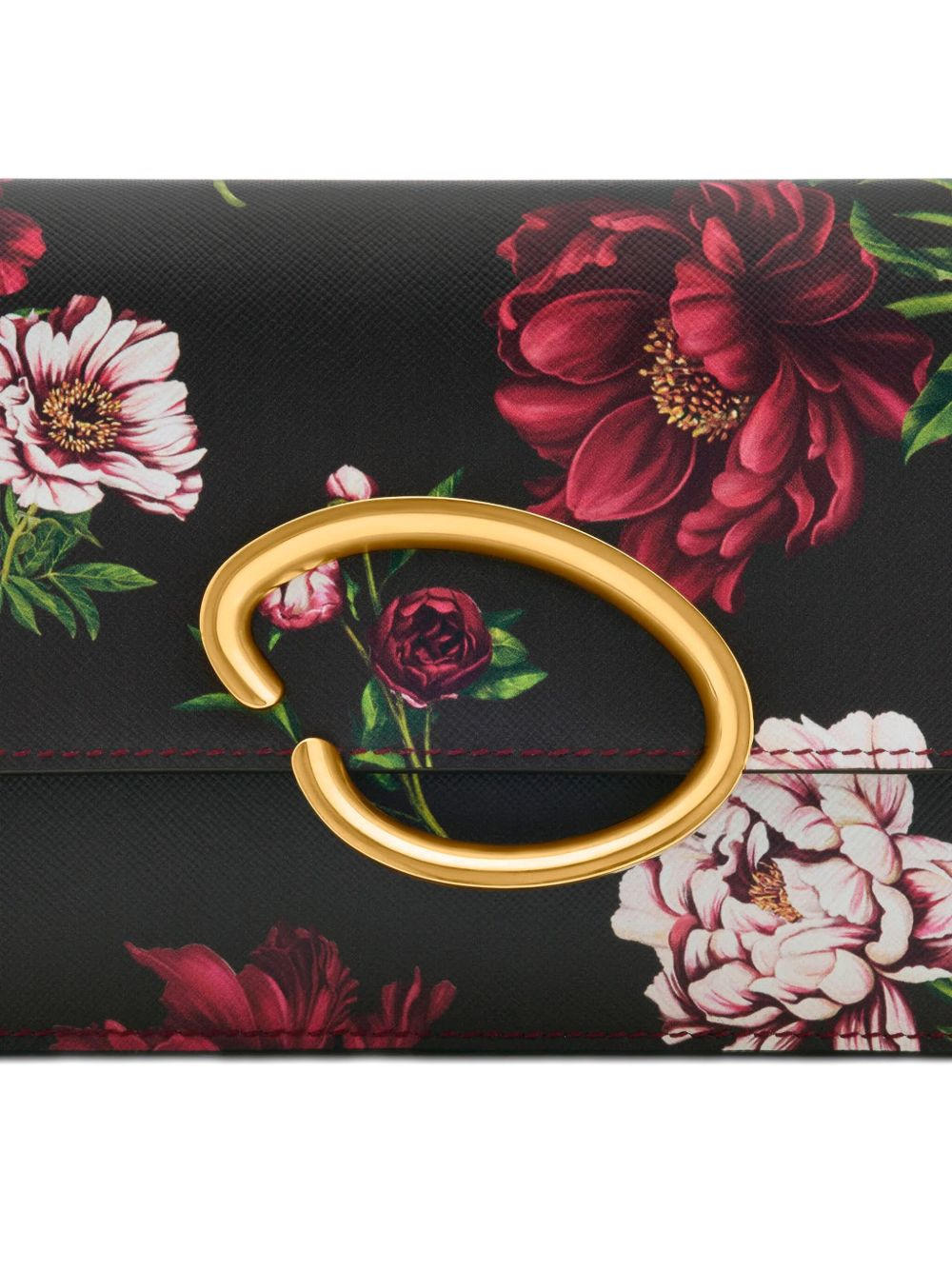 O Pochette floral-print cross body bag - 4