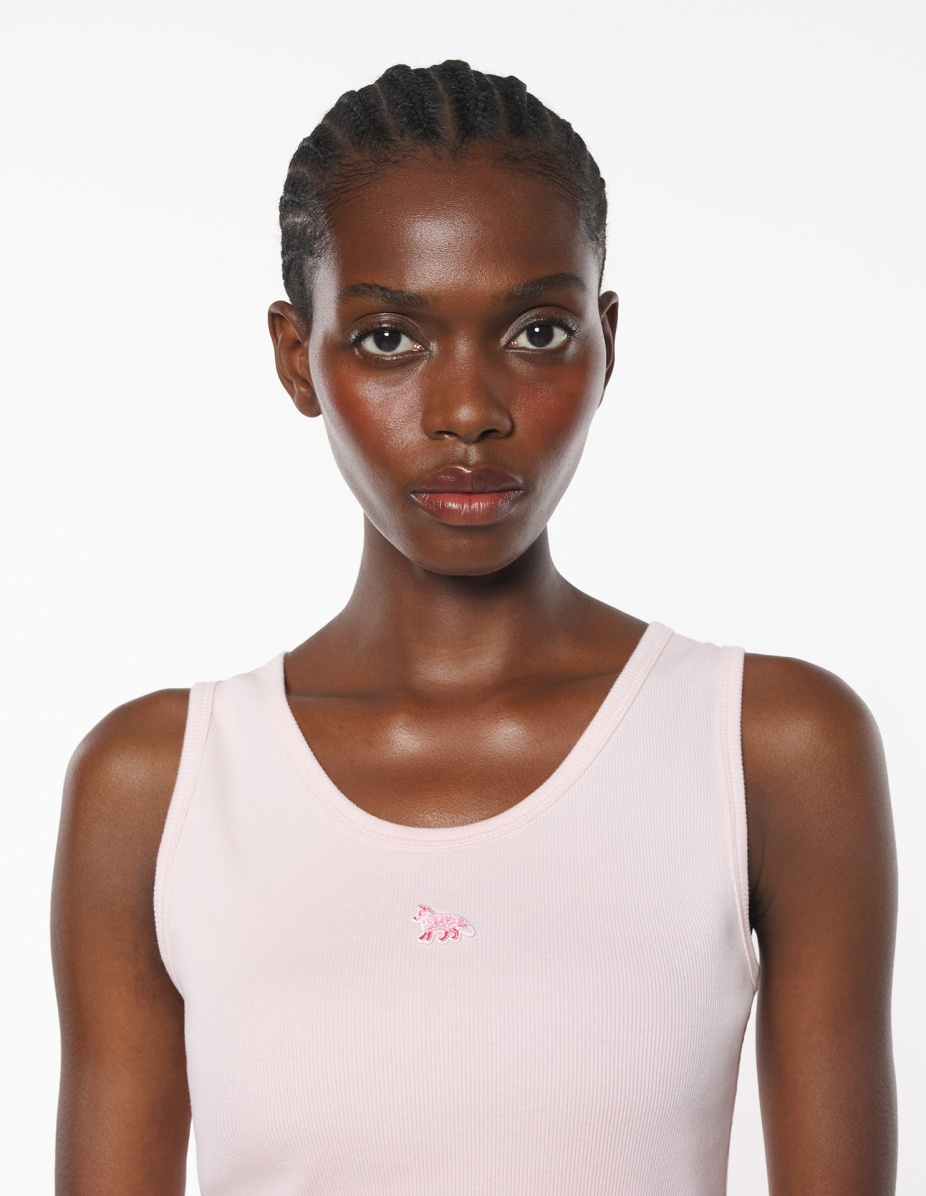 BABY FOX PATCH RIBBED TANK TOP - 4