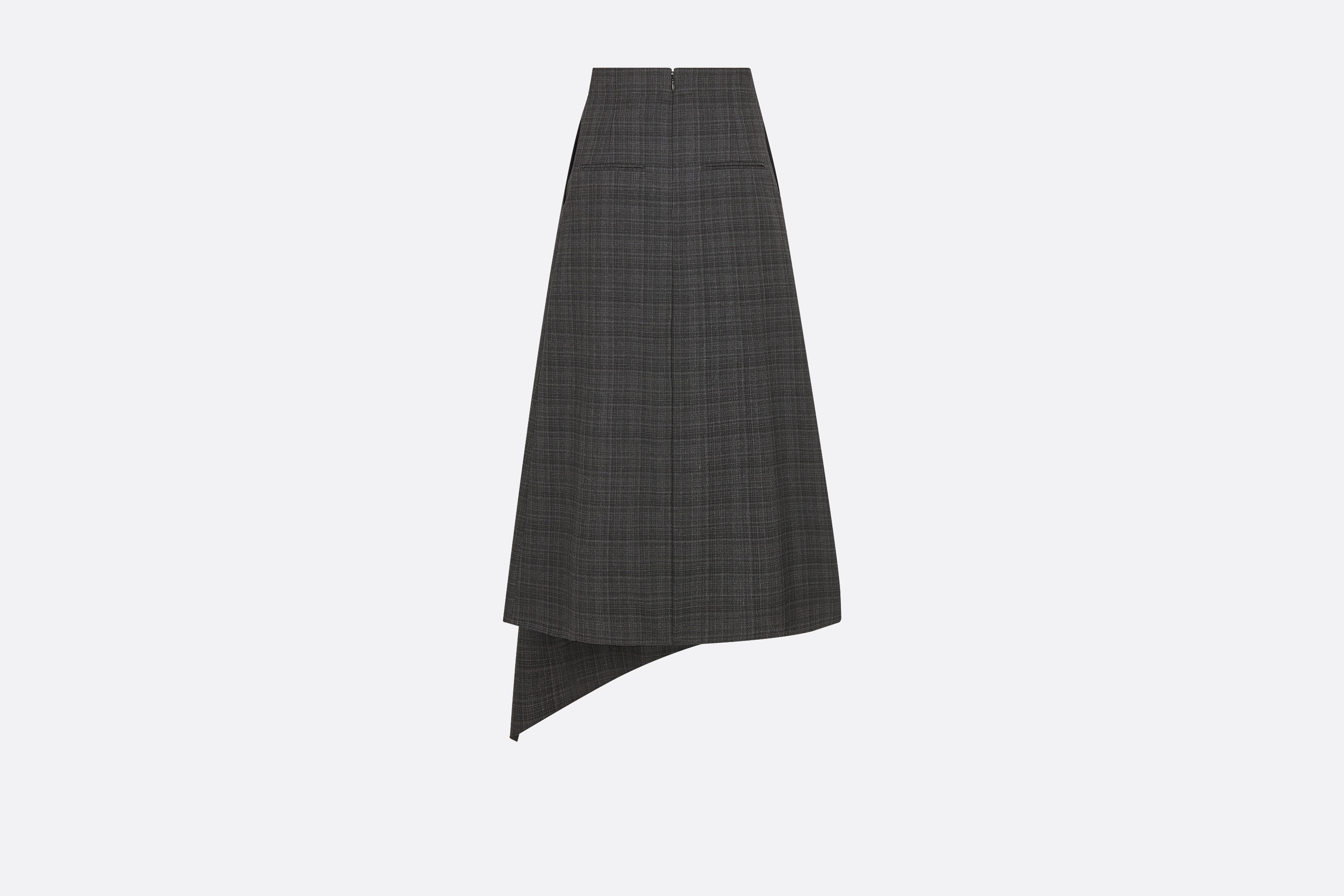 Mid-Length Draped Skirt - 2