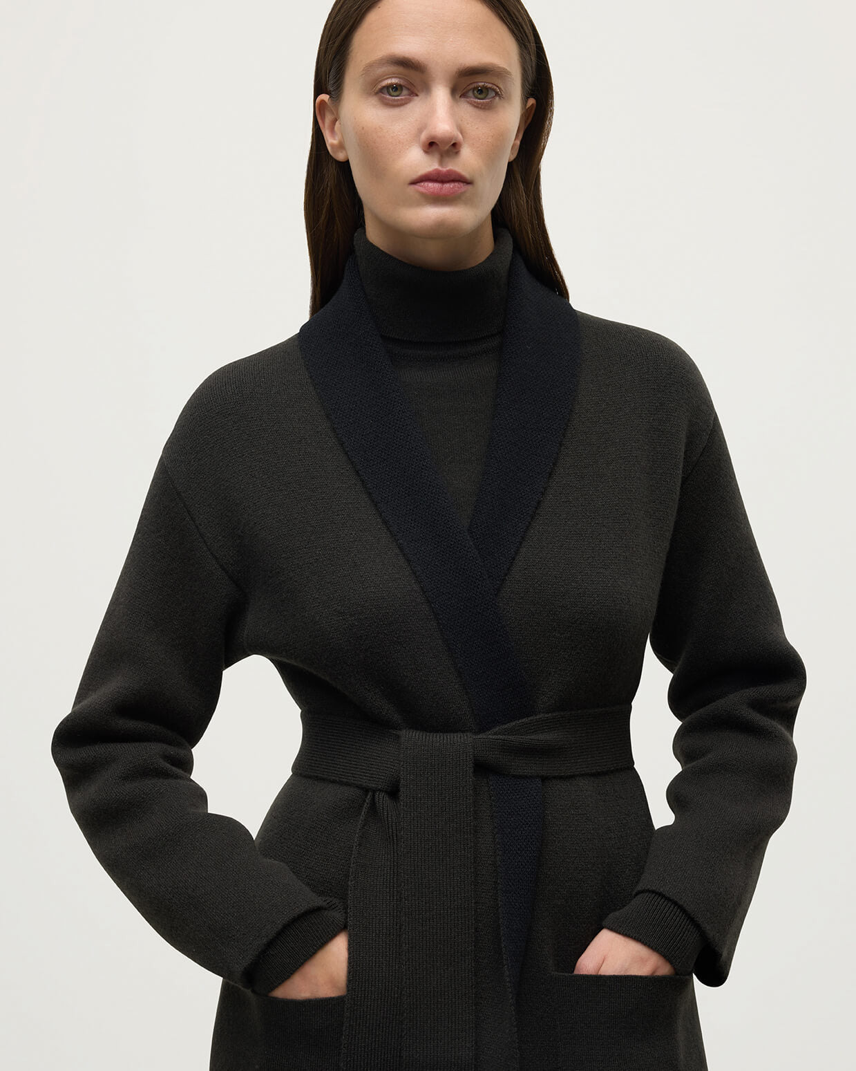 Double-Face Grey Cardigan - 5