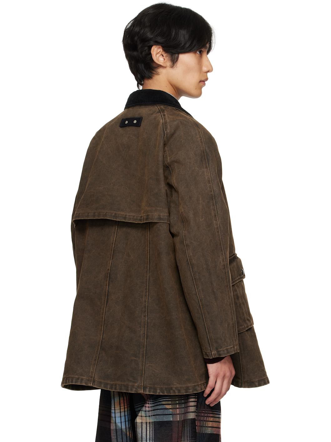 Brown Kerri Trapez Work Jacket - 3