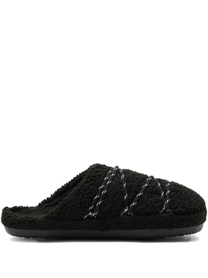 teddy lace-up slippers 1