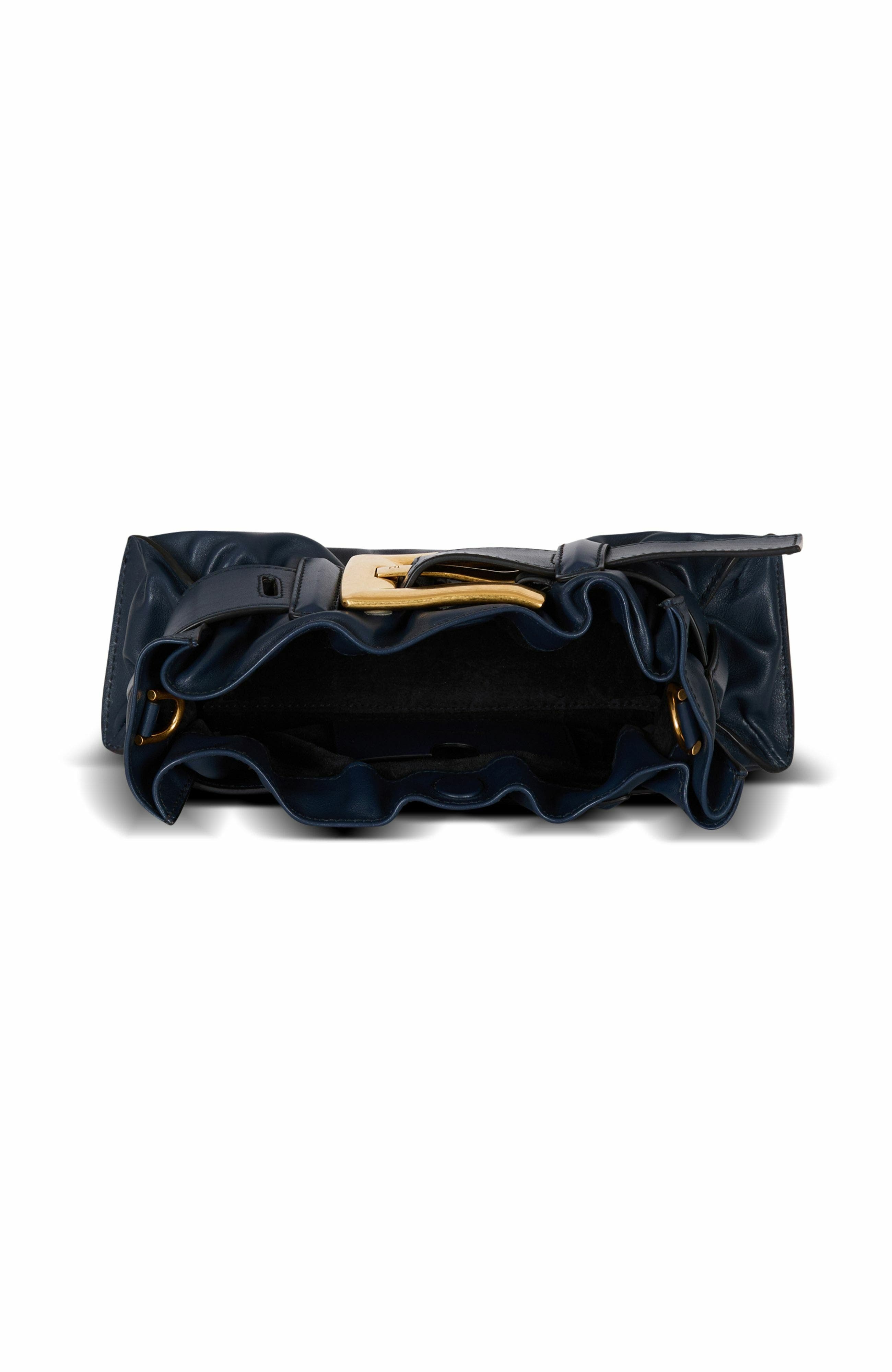 Balmain Mini Anthem Shoulder bag in leather in Blue at Nordstrom - 3