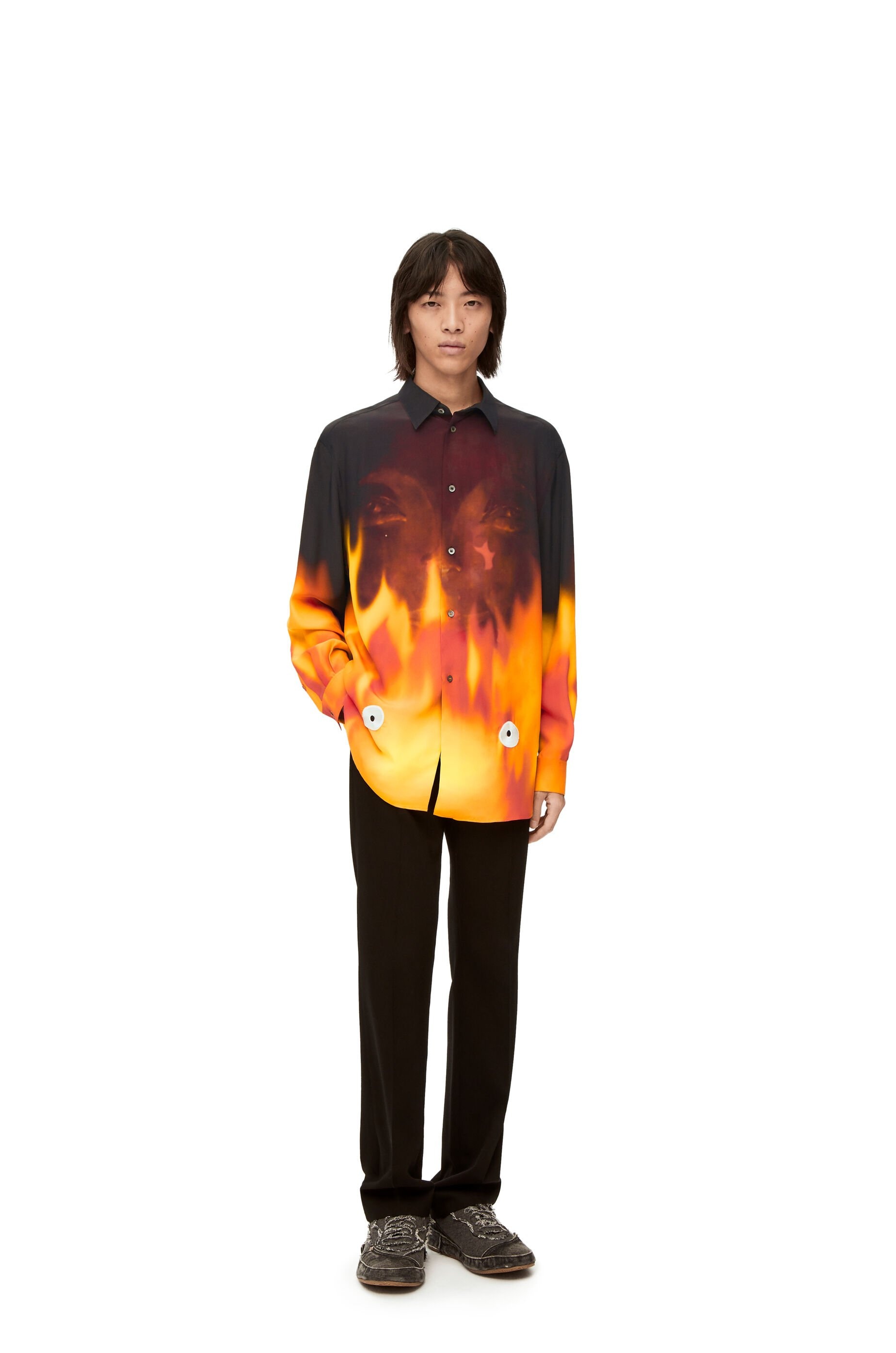 Calcifer shirt in viscose - 2