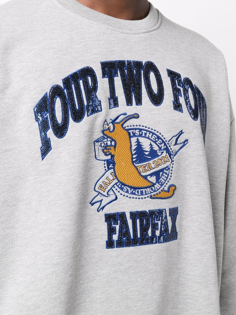 rhinestone embellished sweatshirt 5