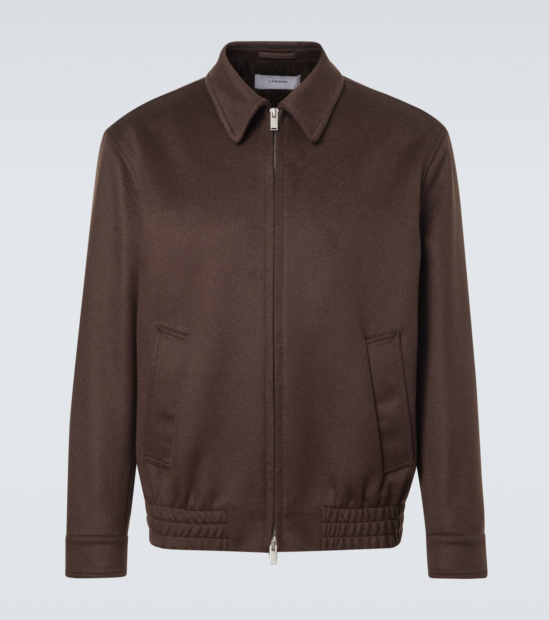 Cashmere and wool blouson - 1