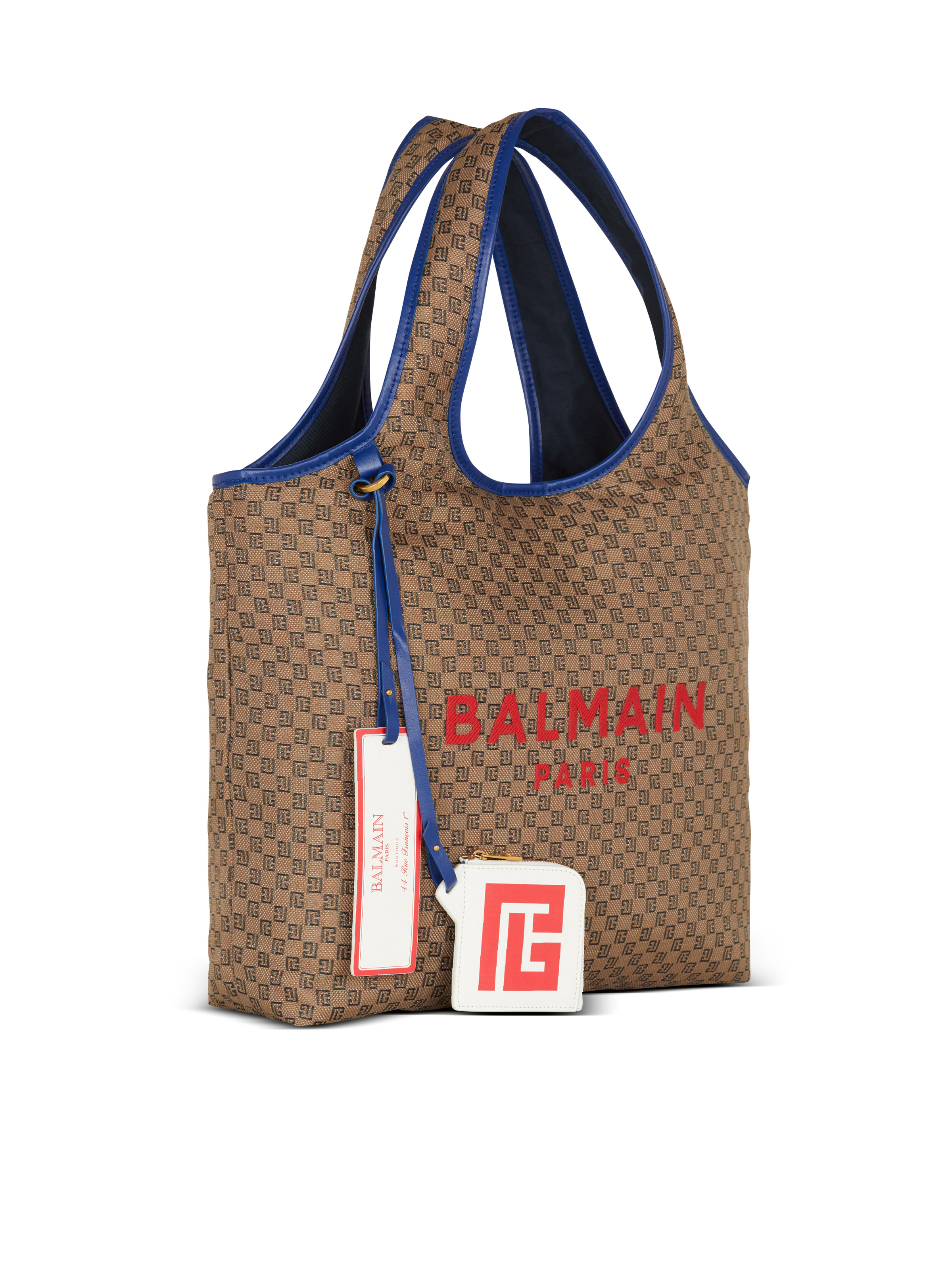 Grocery Bag in monogram canvas and smooth leather - 3