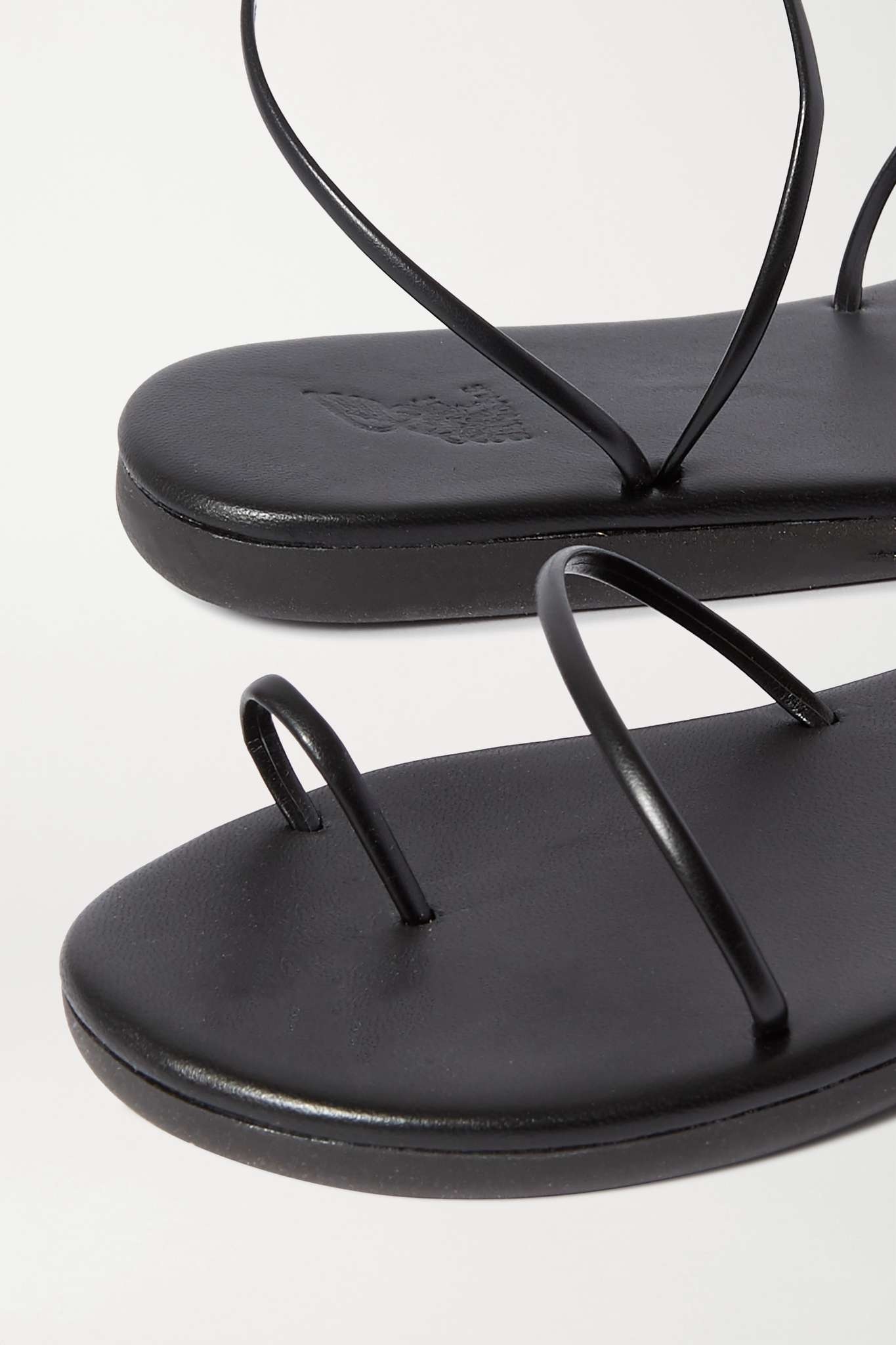 Kansiz faux leather sandals Black - 4