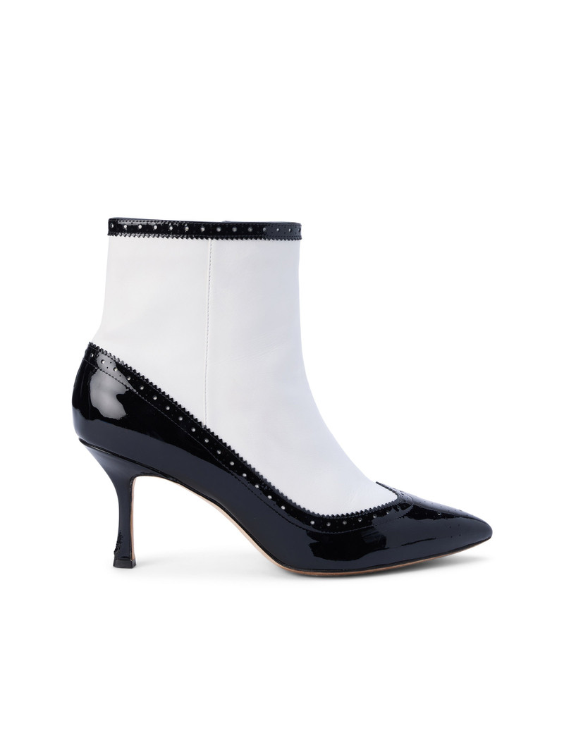 Ember Patent Leather Bootie 1