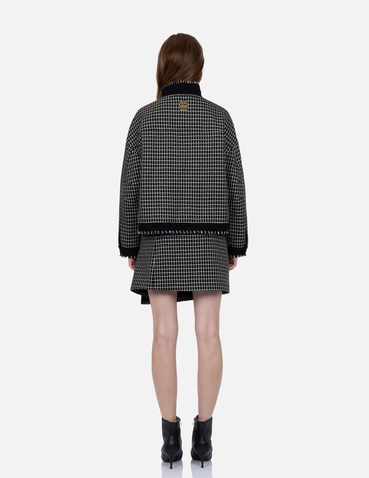 Metallic Wool Tweed Jacket - 6