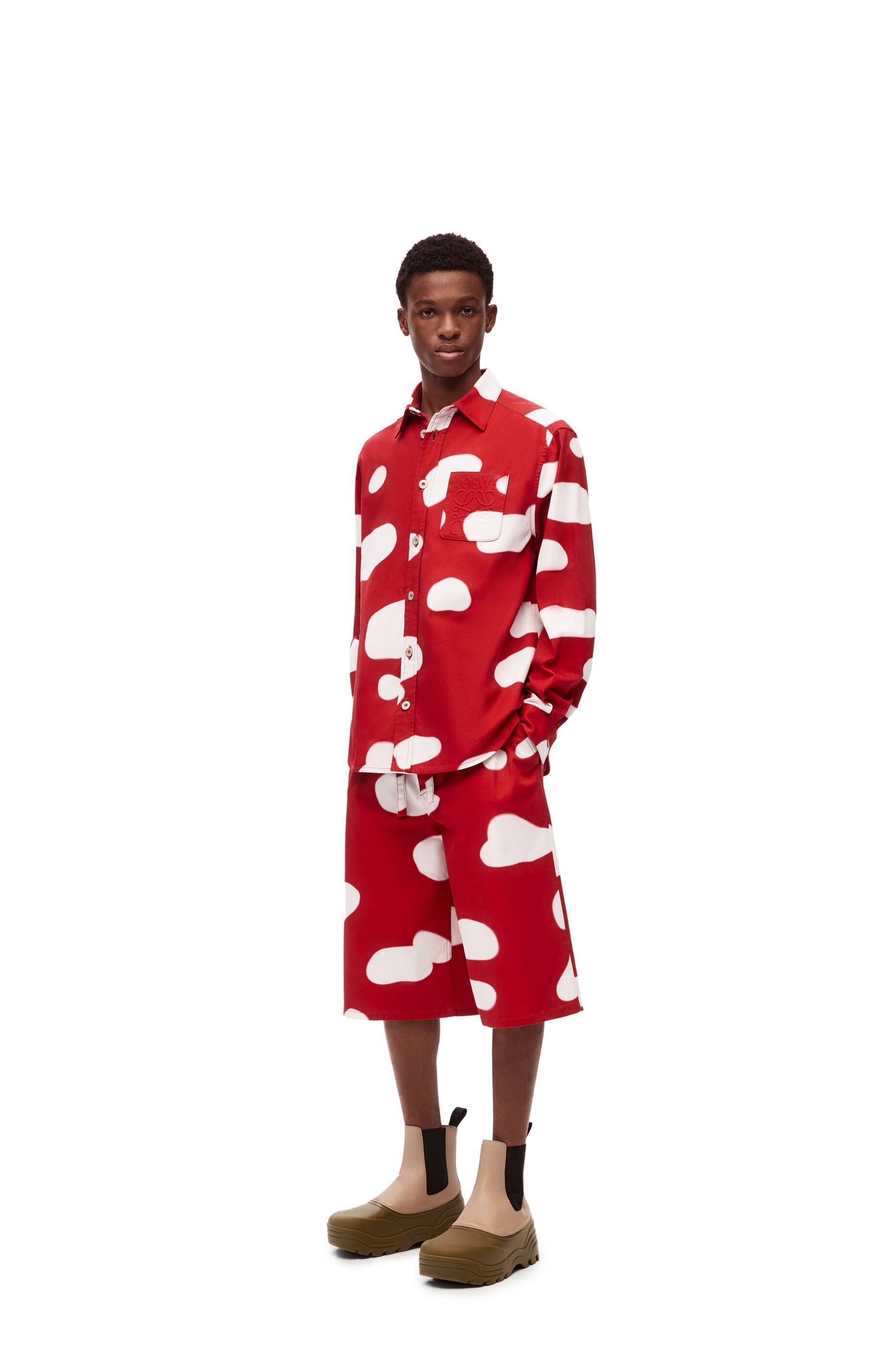 Mushroom bermuda in denim - 2