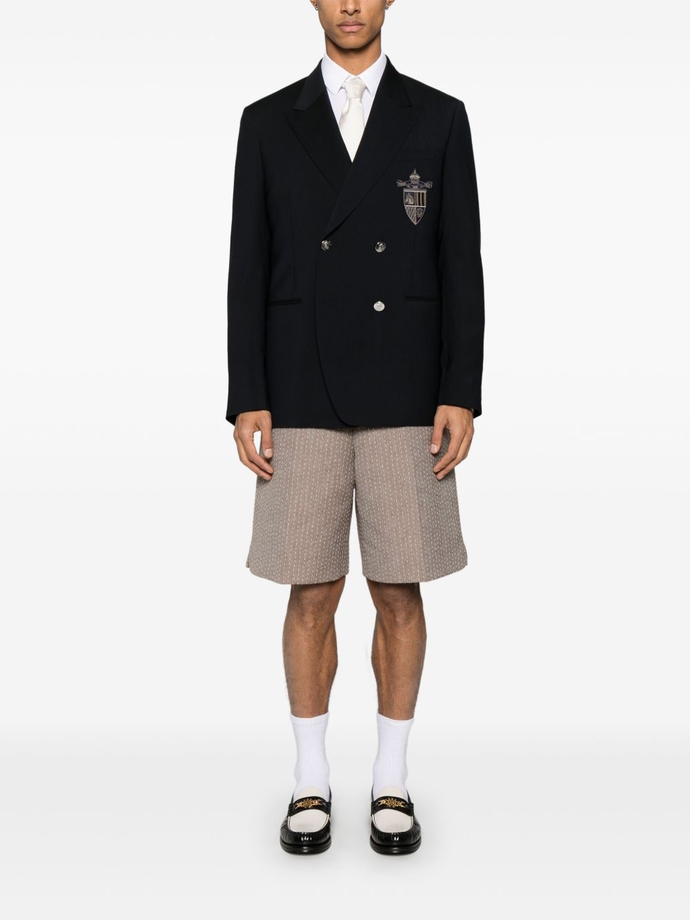patch-detail blazer - 2