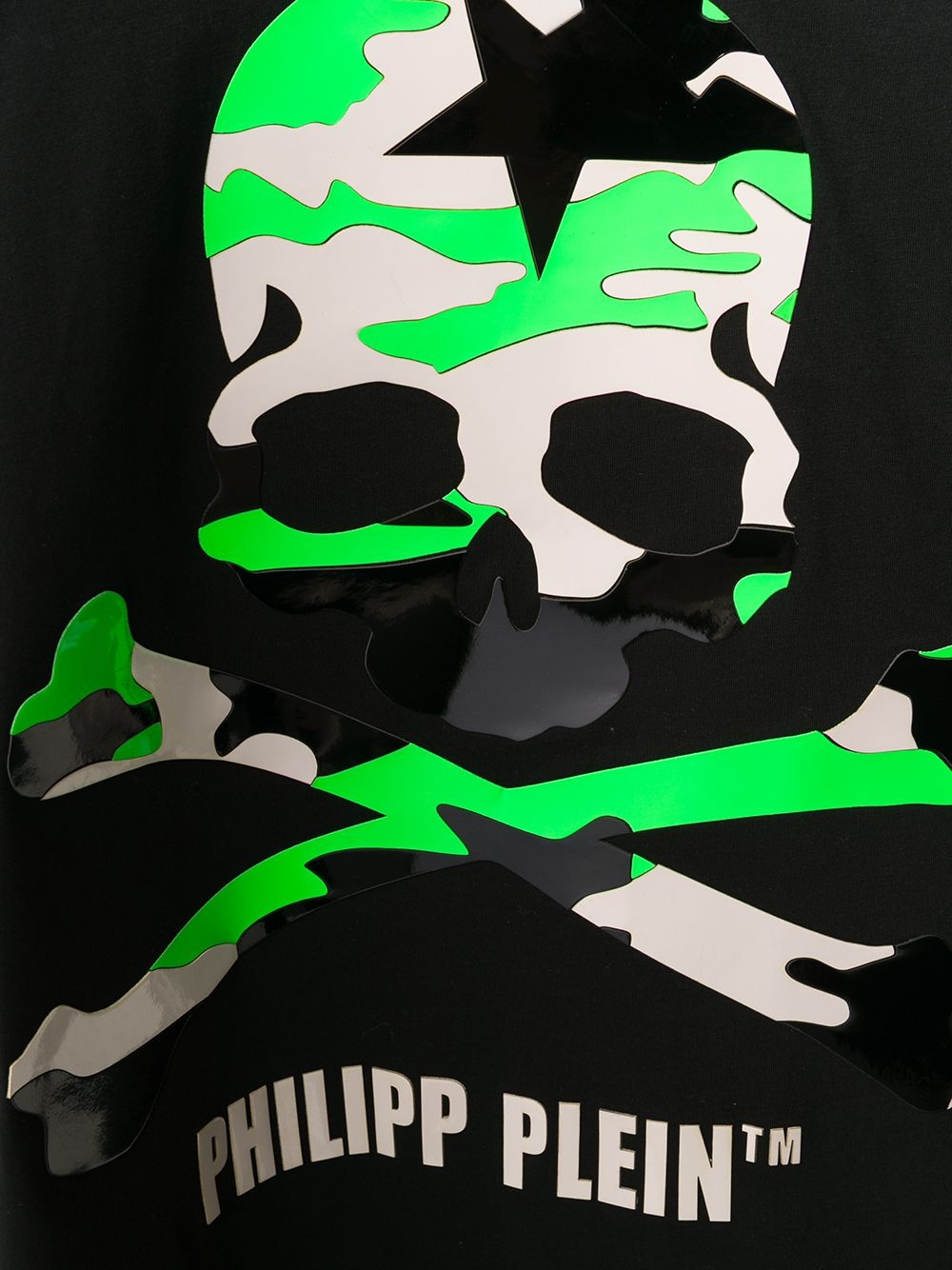 camouflage skull T-shirt - 5