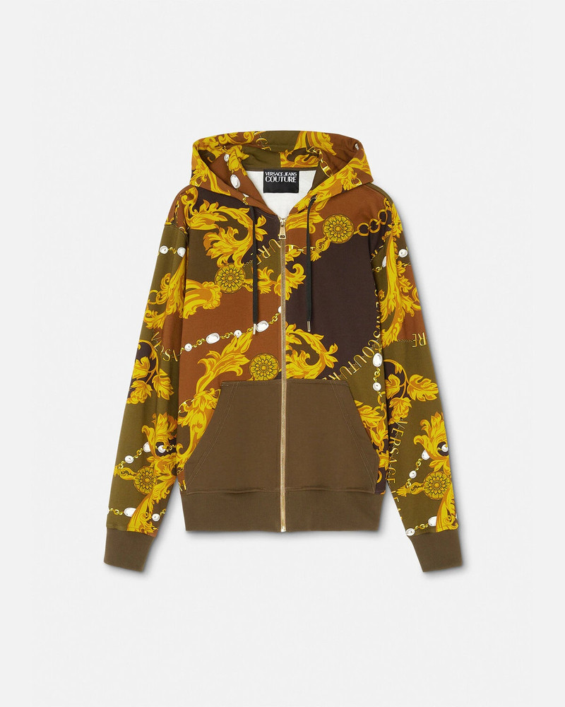 Chain Couture Zip Hoodie 1