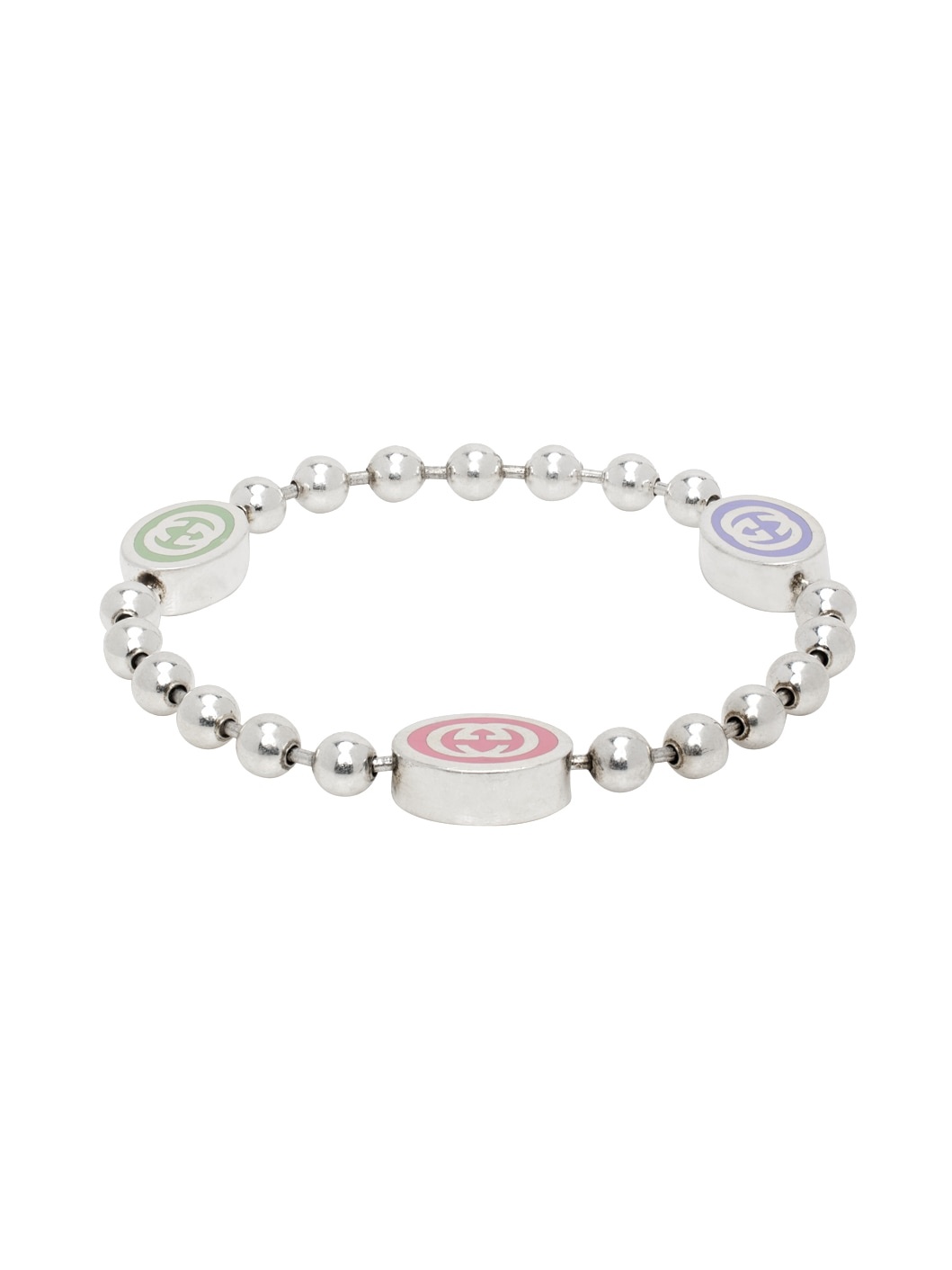 Silver Ball Chain Bracelet - 4