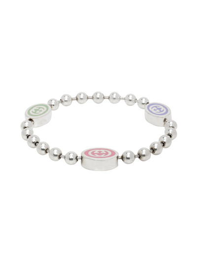 GUCCI Silver Ball Chain Bracelet outlook