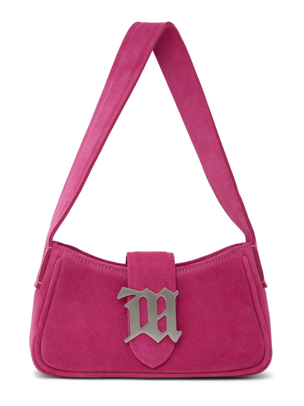 Pink Suede Mini Bag - 1