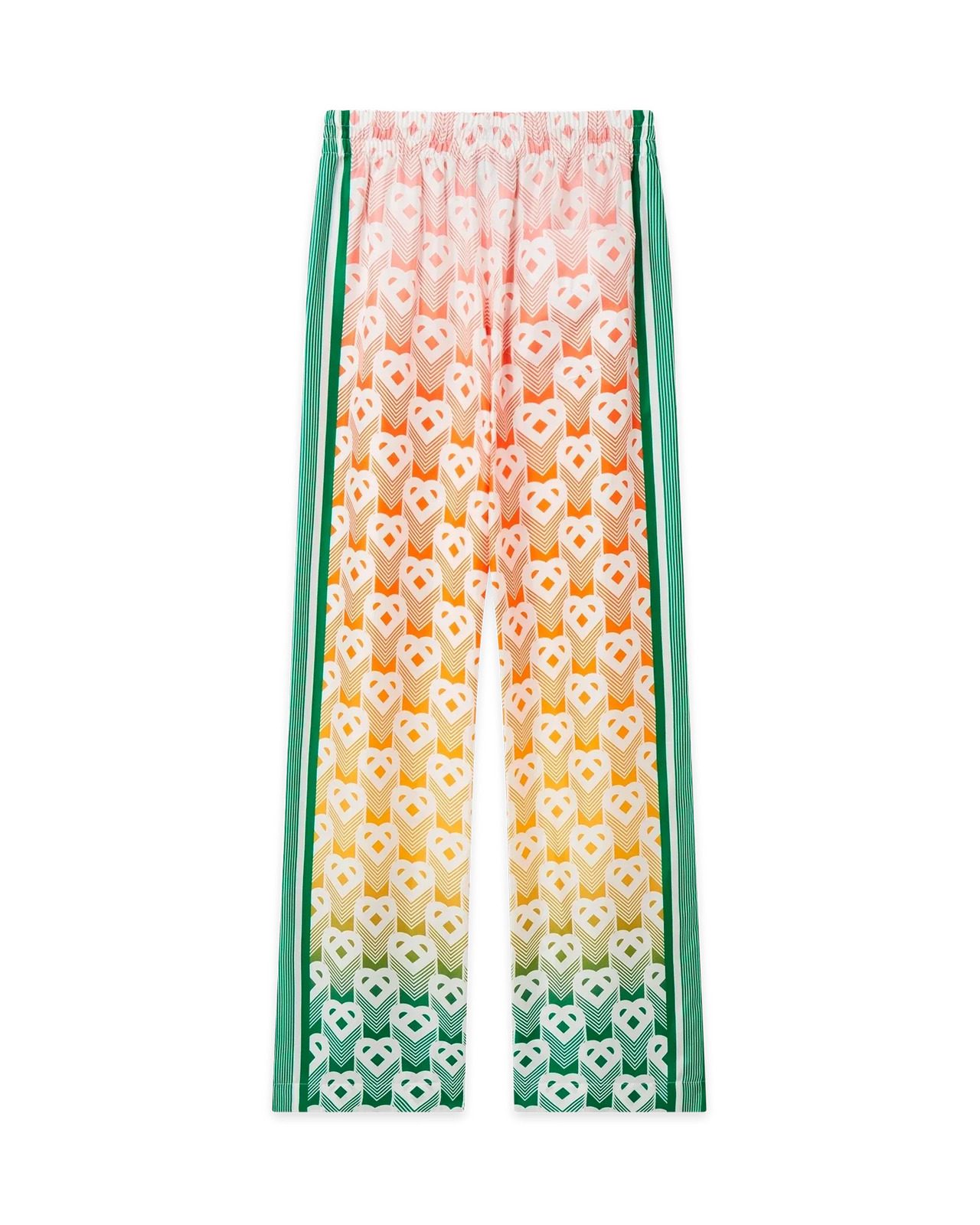 Gradient Heart Monogram Wide Leg Trousers - 2