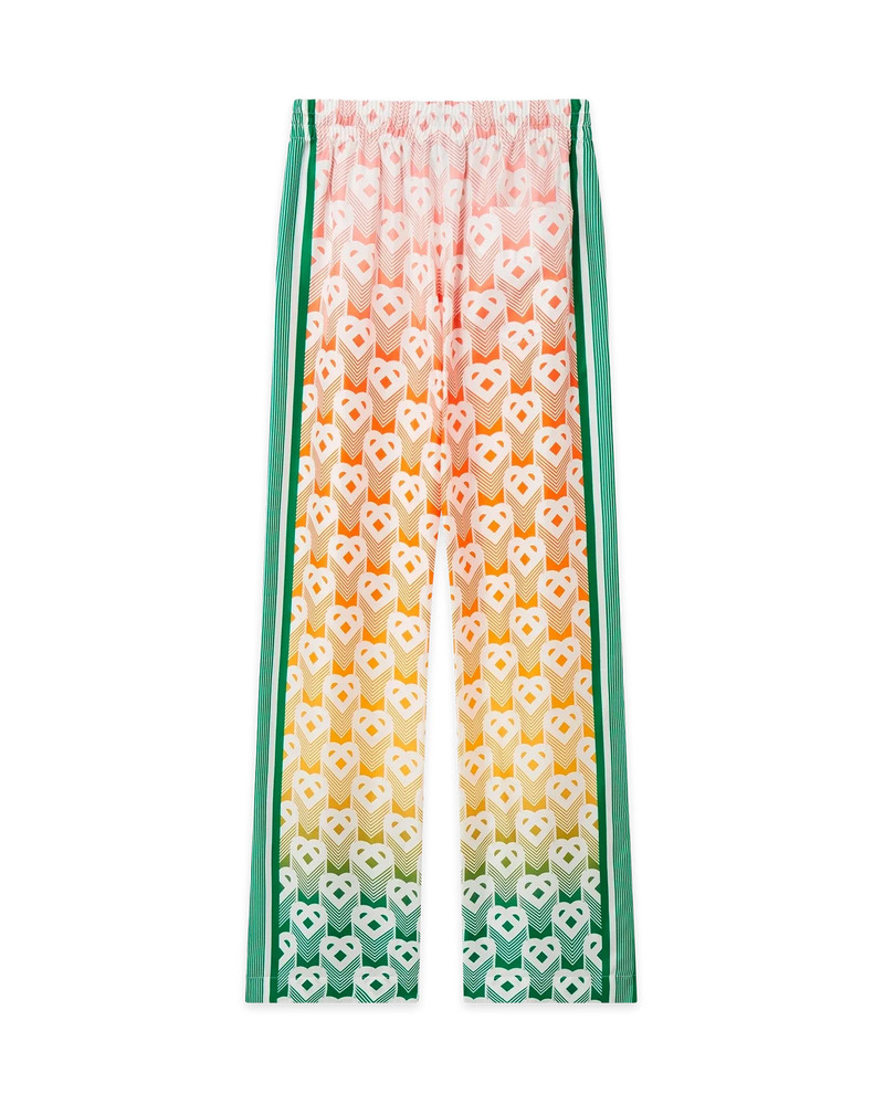 CASABLANCA Gradient Heart Monogram Wide Leg Trousers outlook