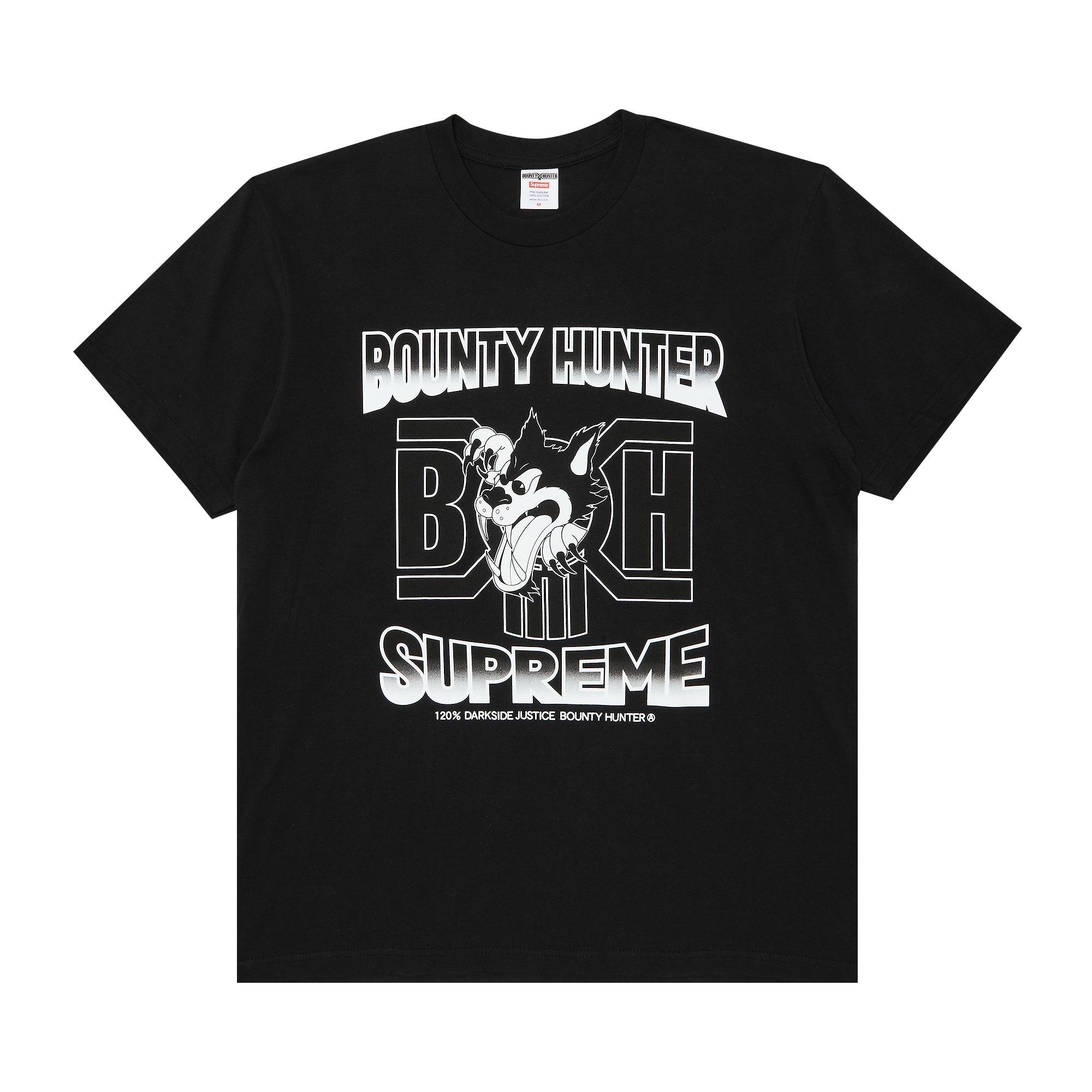 Supreme x Bounty Hunter Wolf Tee 'Black' - 1