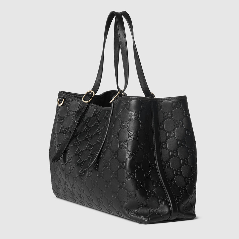 GUCCI GG Emblem large tote bag outlook