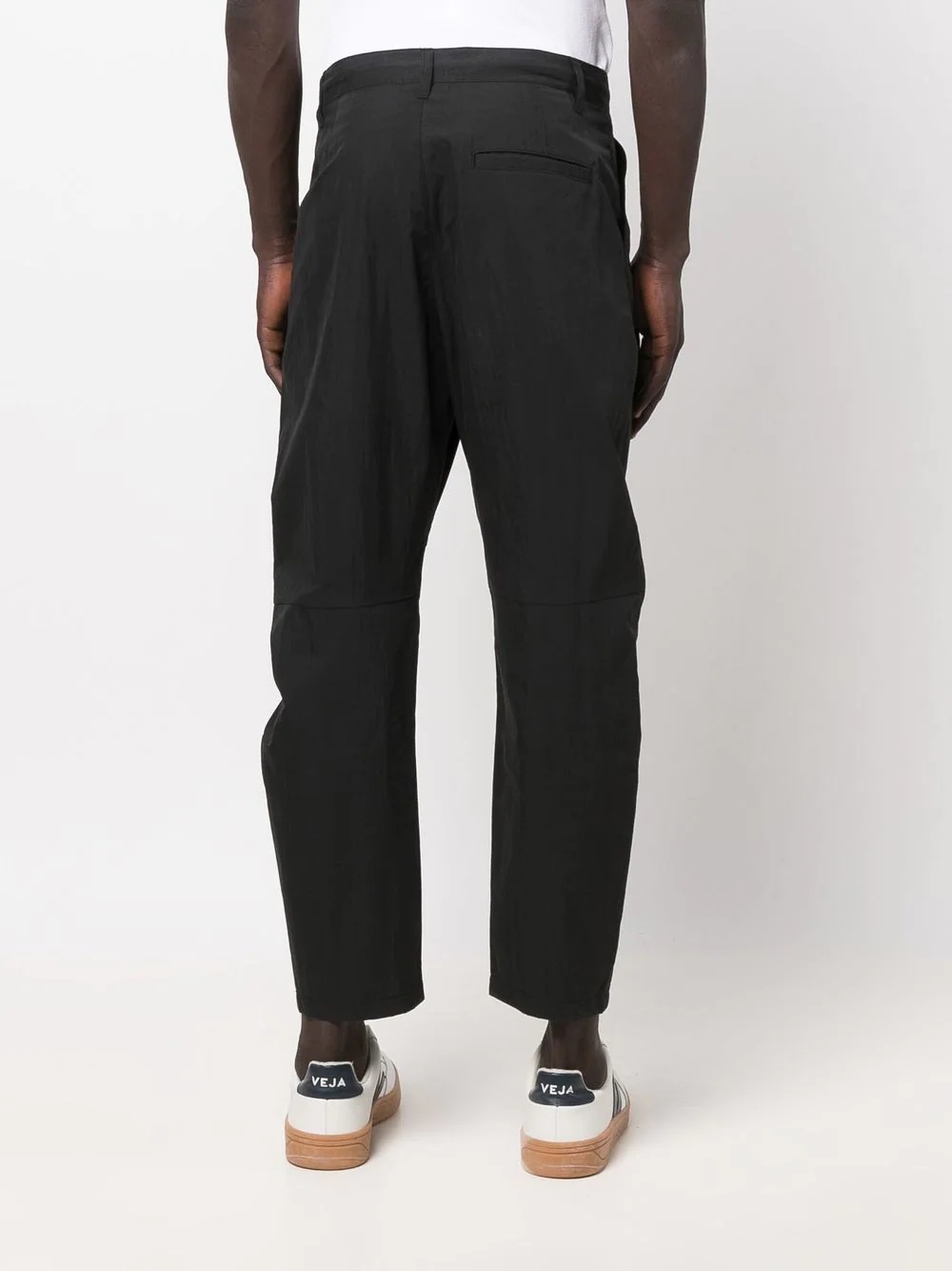 pleated tapered-leg trousers - 4