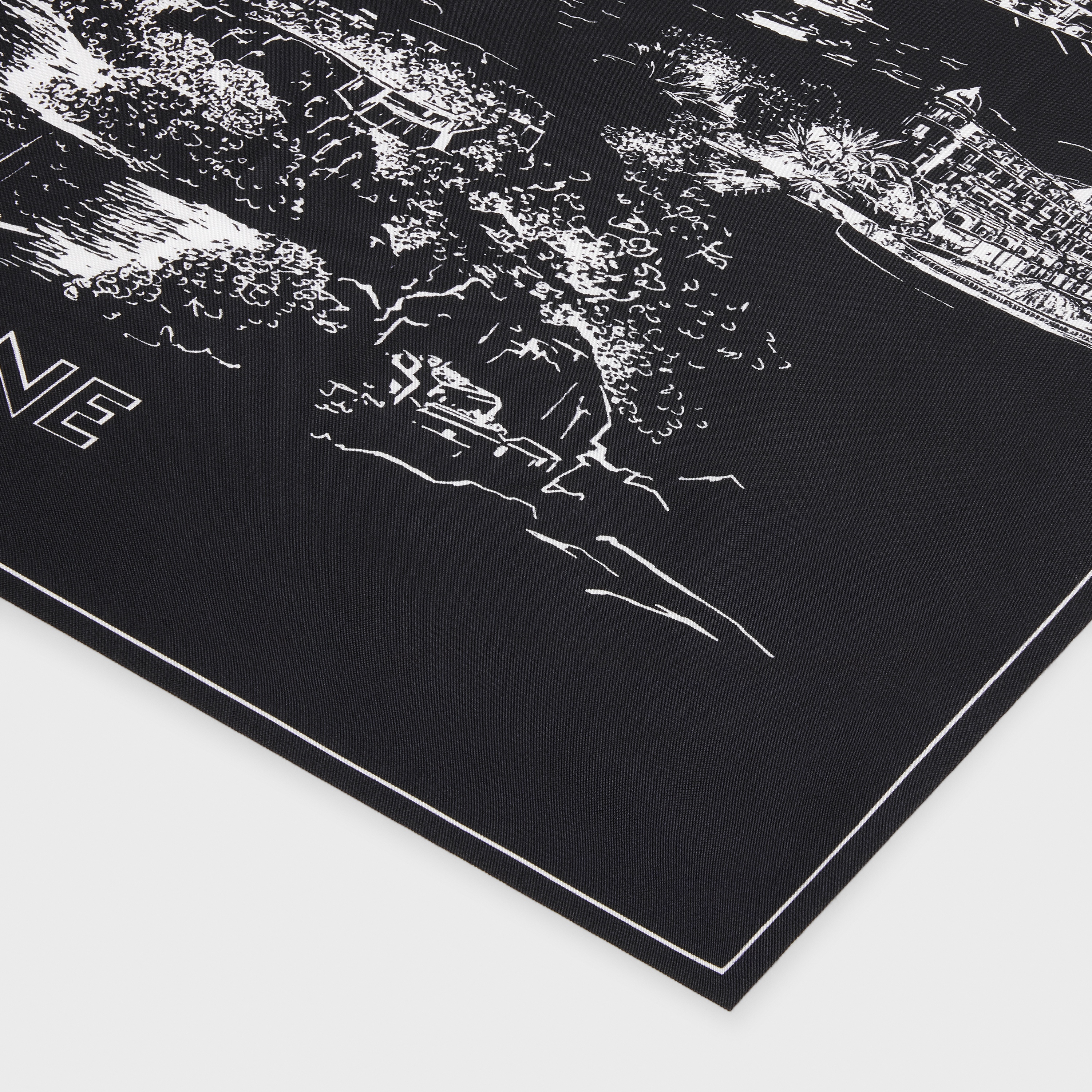 BANDANA IN PRINT SILK TWILL - 3