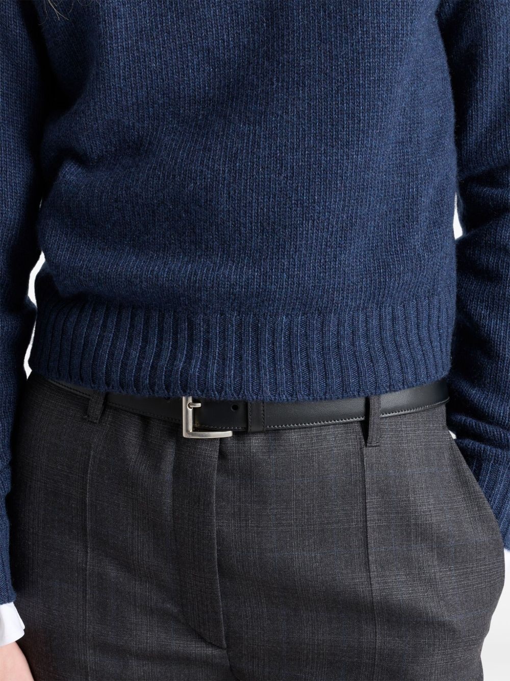 ribbed Re-Cashmere sweater - 6