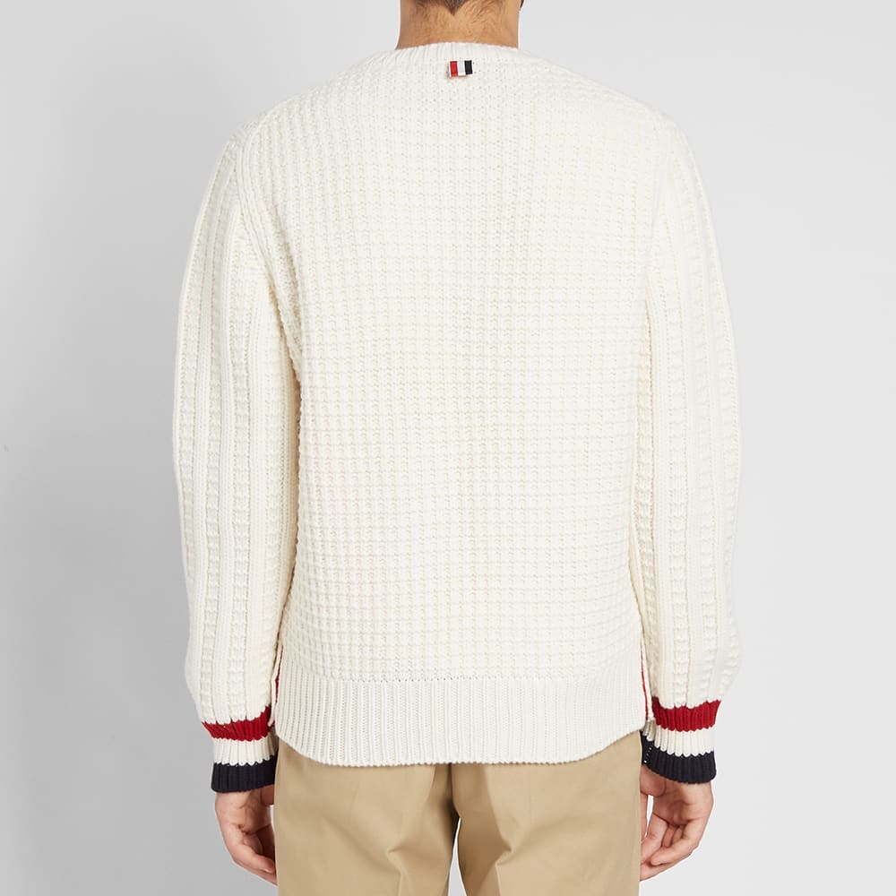 Thom Browne Funmix Chunky Merino Crew Knit - 4