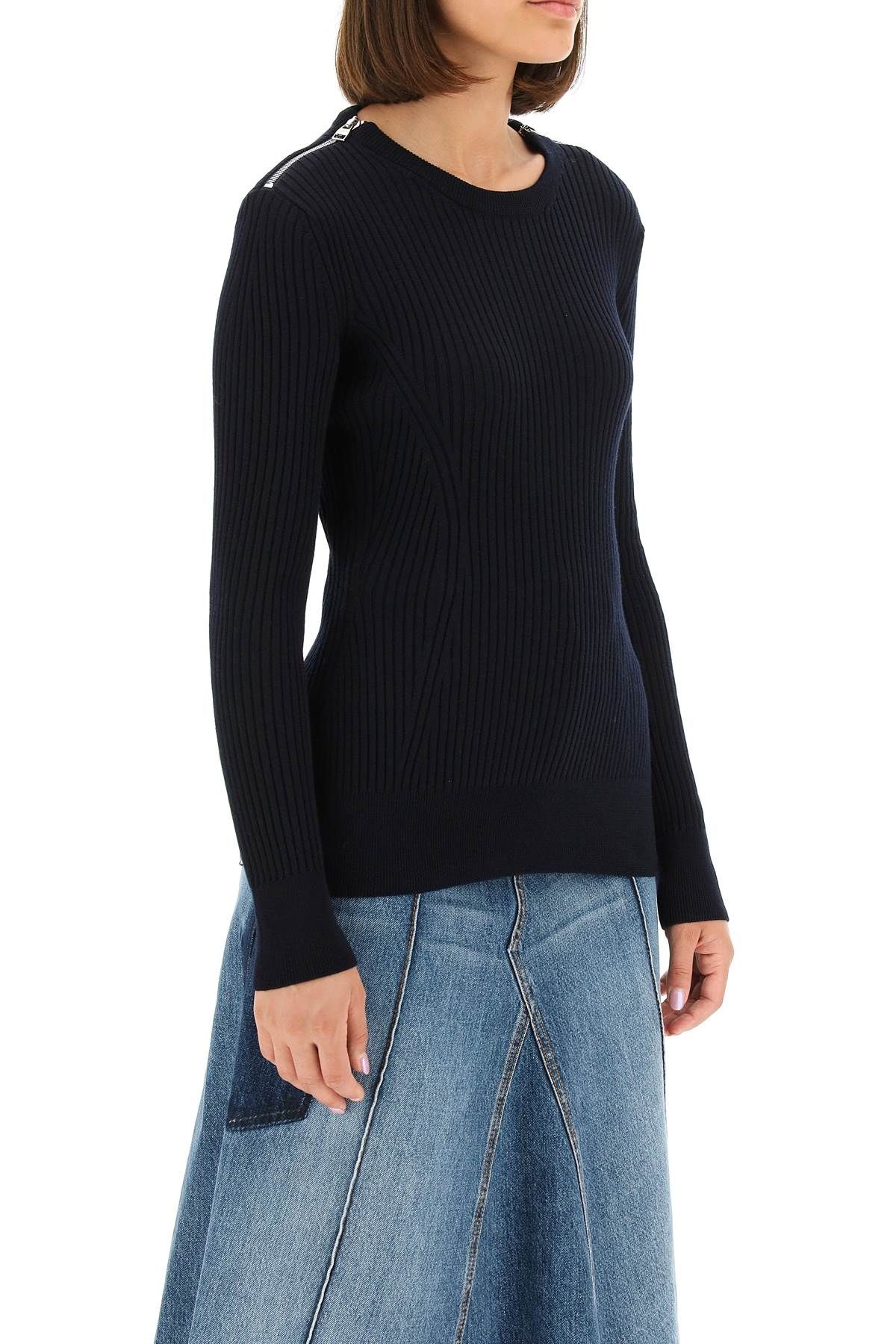 WOOL SWEATER WITH ZIP - 3