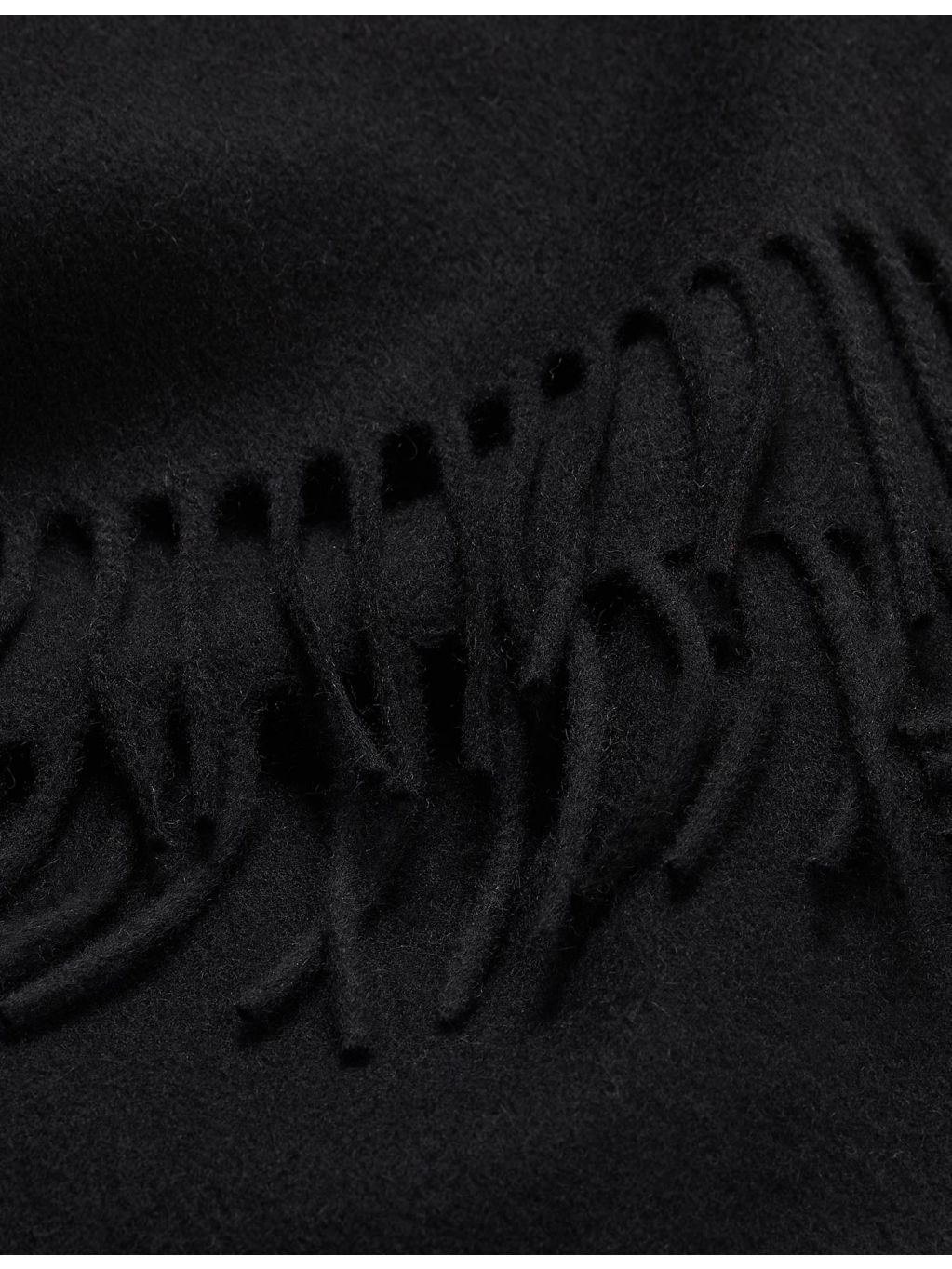 Fringed-trim wool and cashmere-blend scarf - 3