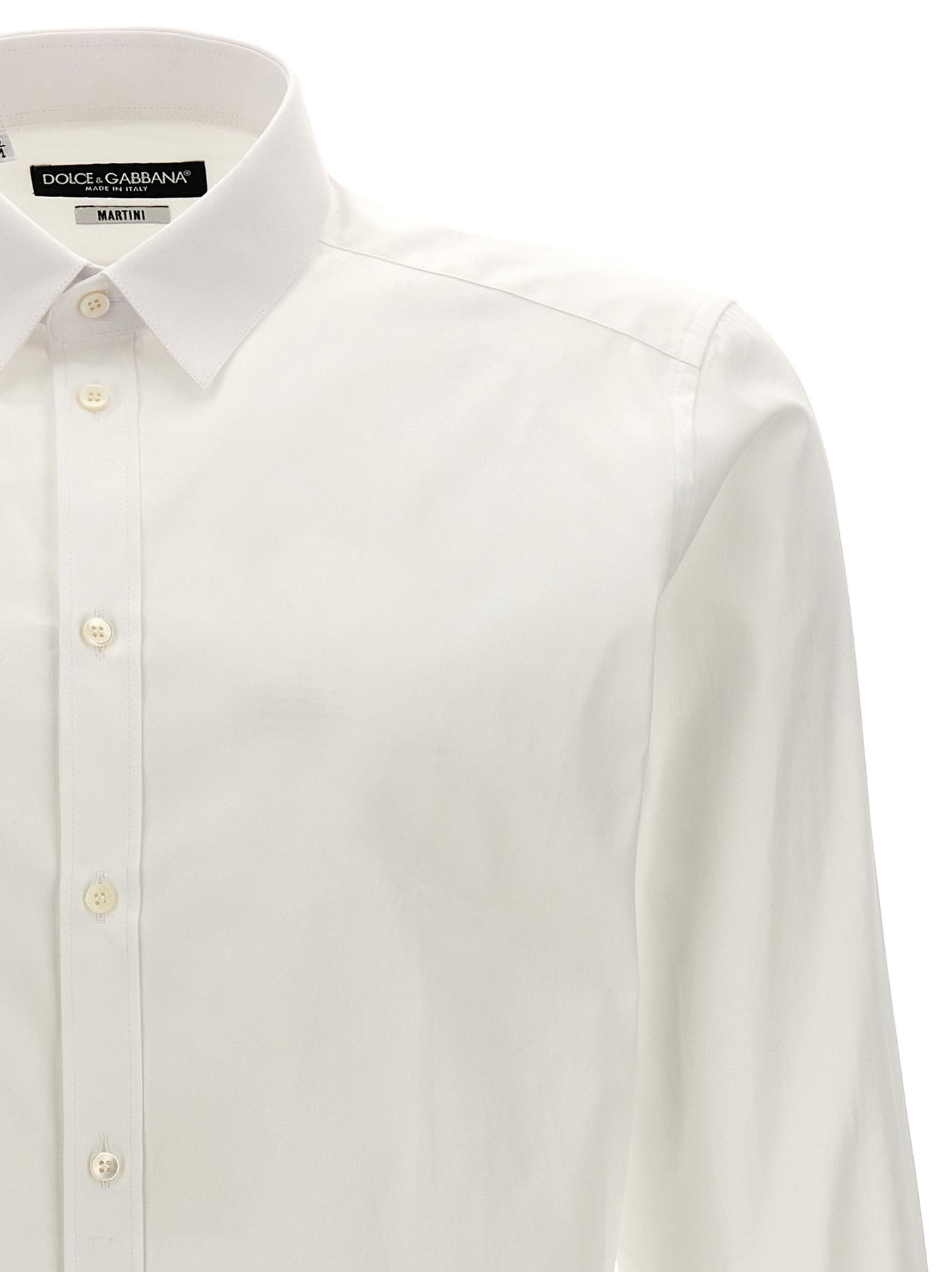 Logo Embroidery Shirt Shirt, Blouse White - 3