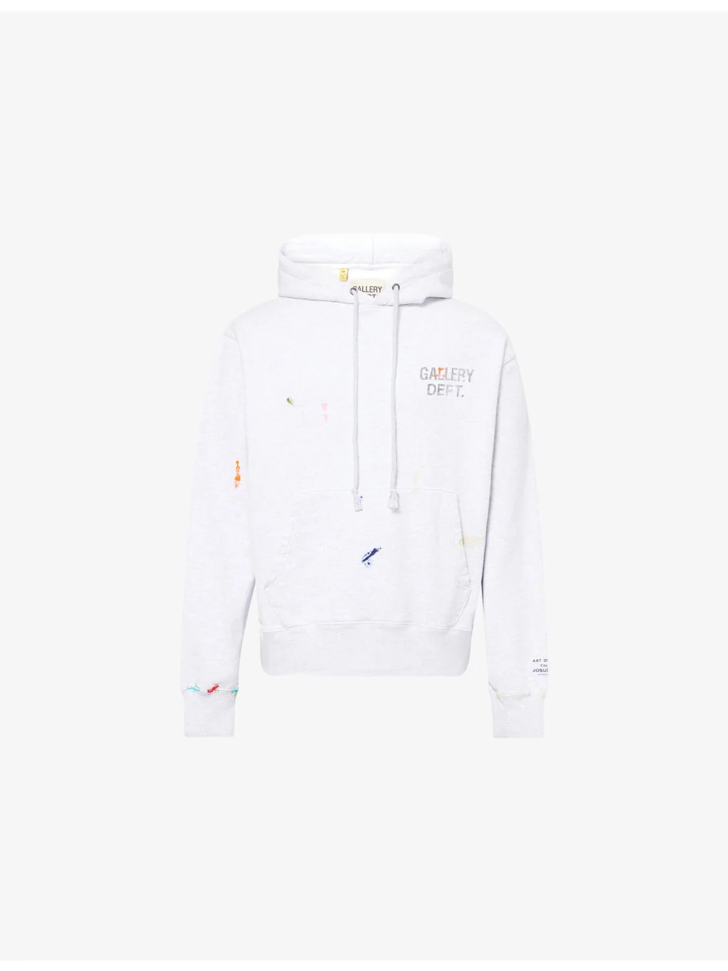 Paint Logo Relaxed-Fit Cotton-Jersey Hoodie - 1