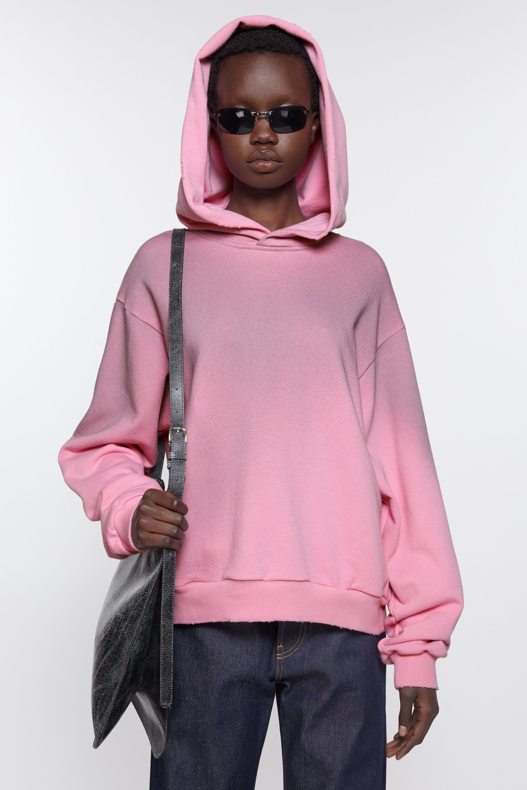 Logo hooded sweater - Cotton candy pink - 2