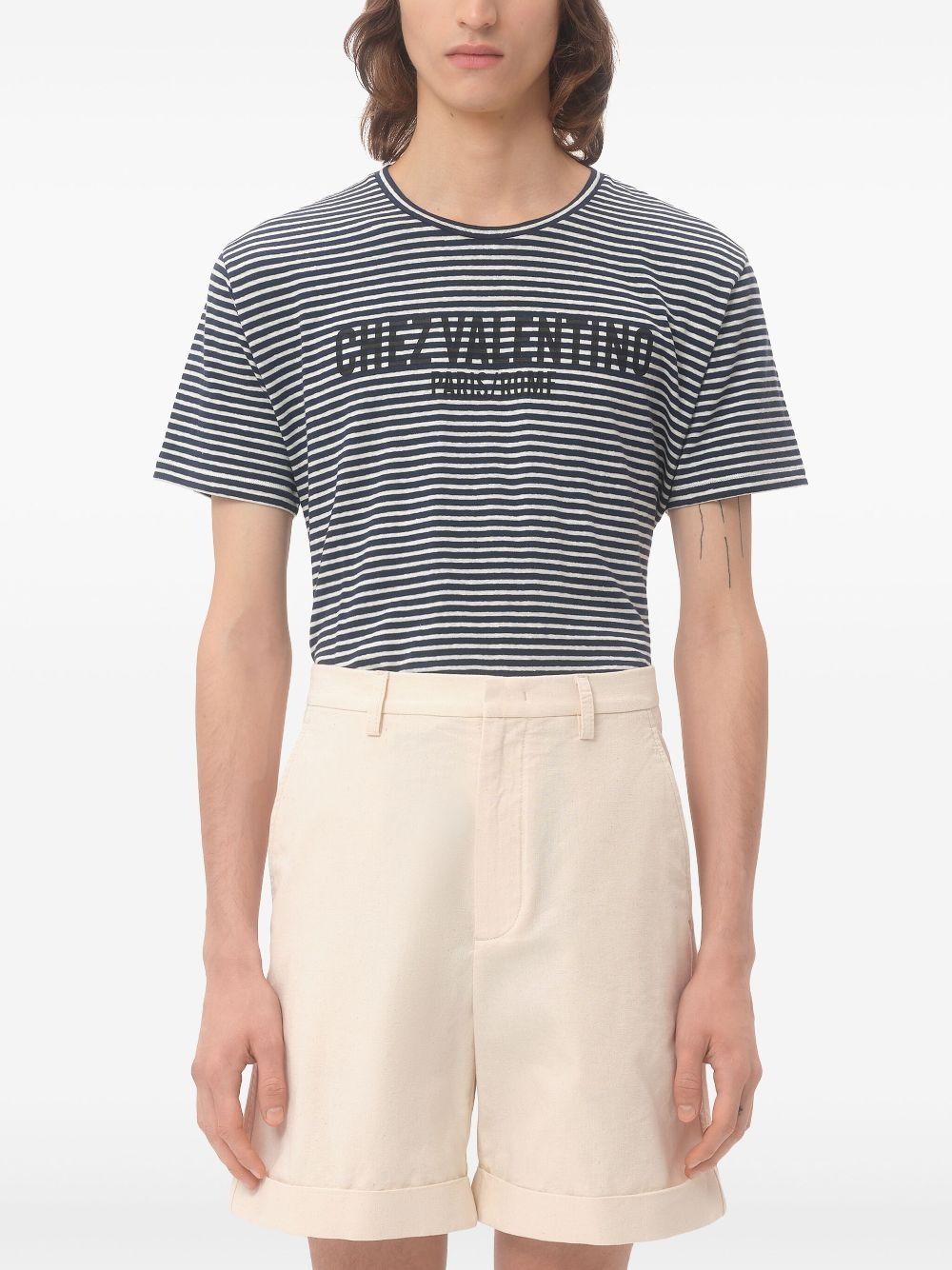 striped T-shirt - 3