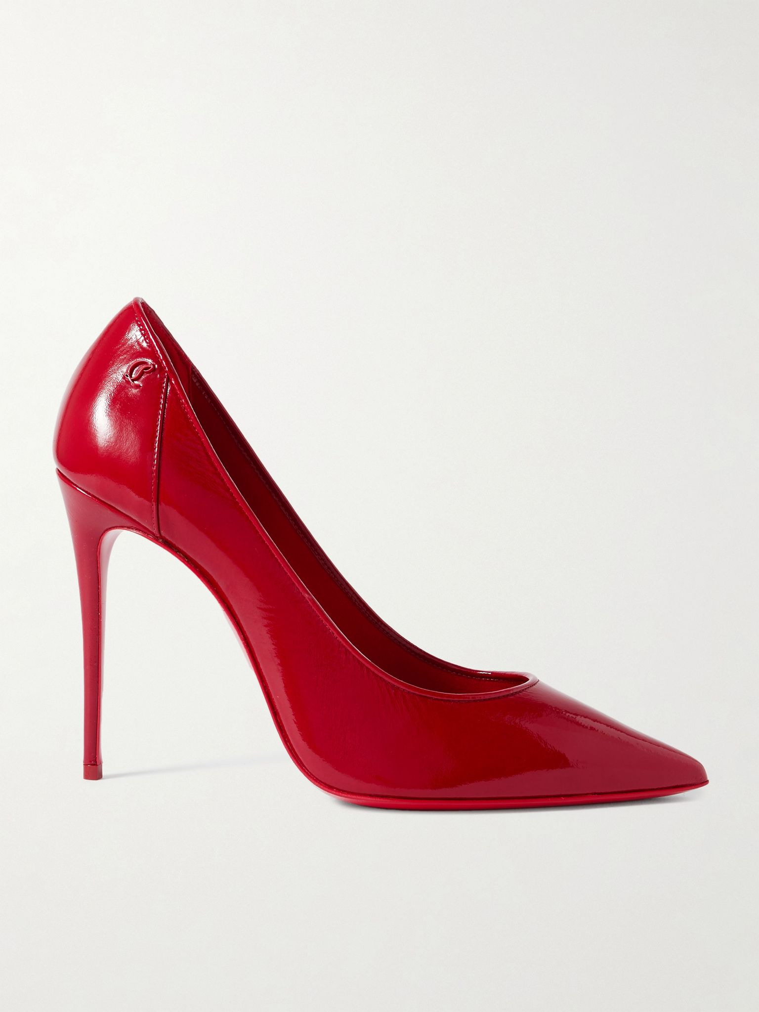 Sporty Kate 100 patent-leather pumps Red - 1
