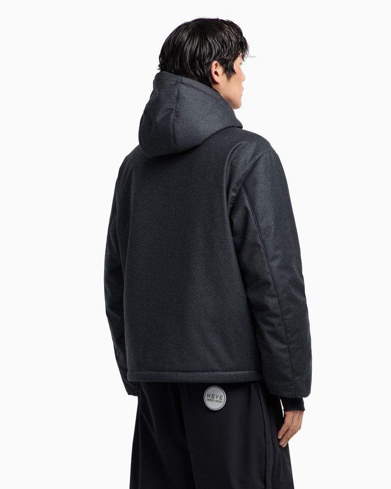 GIORGIO ARMANI NEVE WATER-REPELLENT VIRGIN-WOOL HOODED SKI JACKET 3