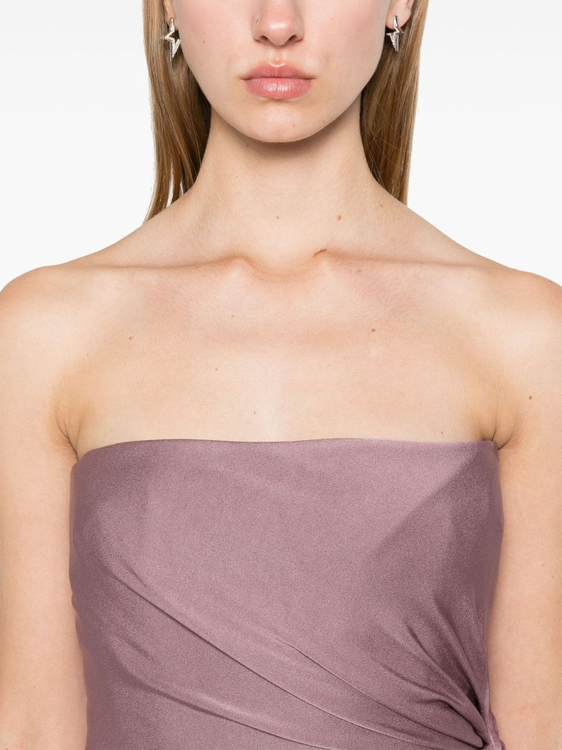 twist-detail satin gown 5